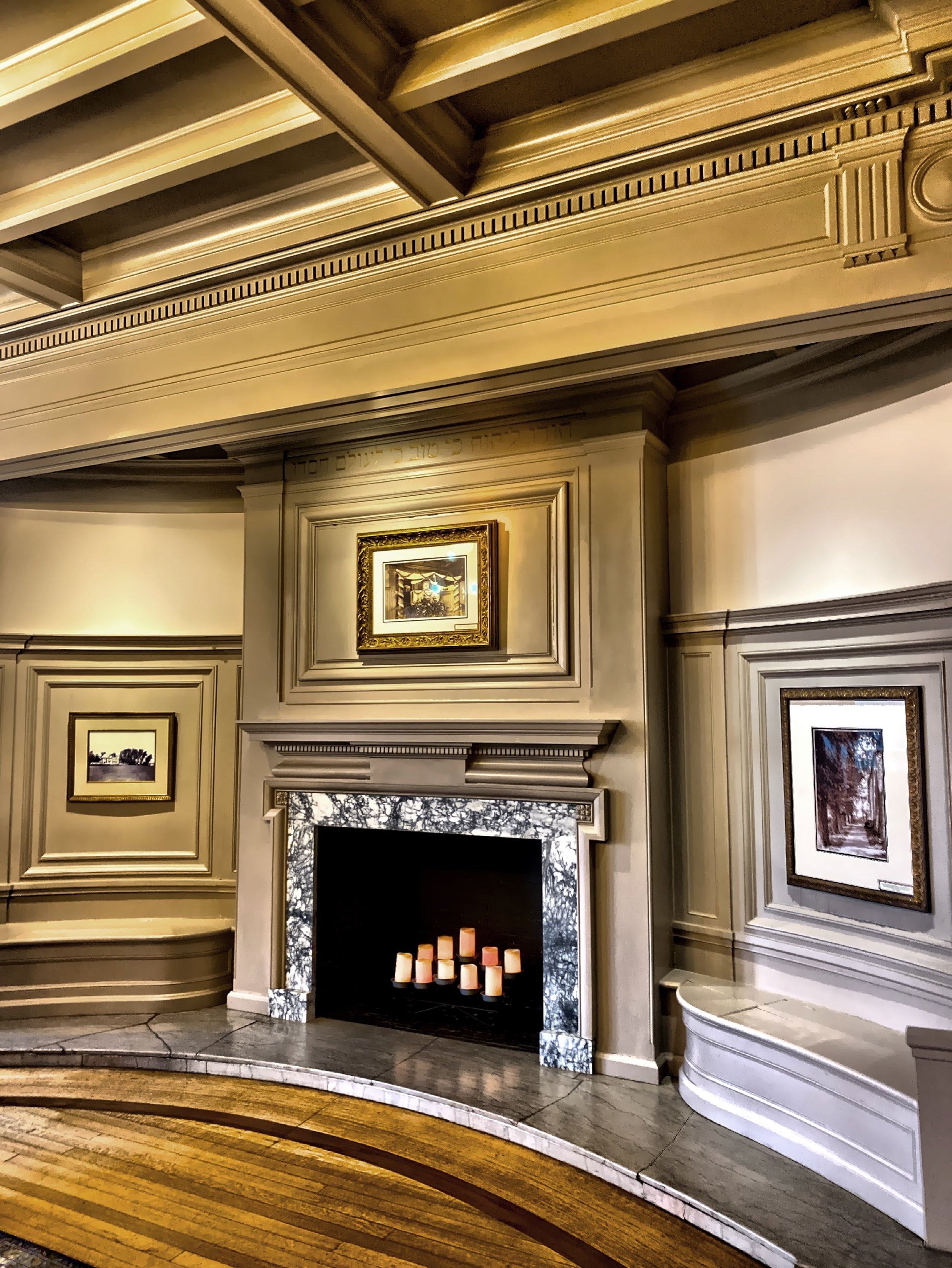  The fine woodwork can also be seen in the formal dining room 