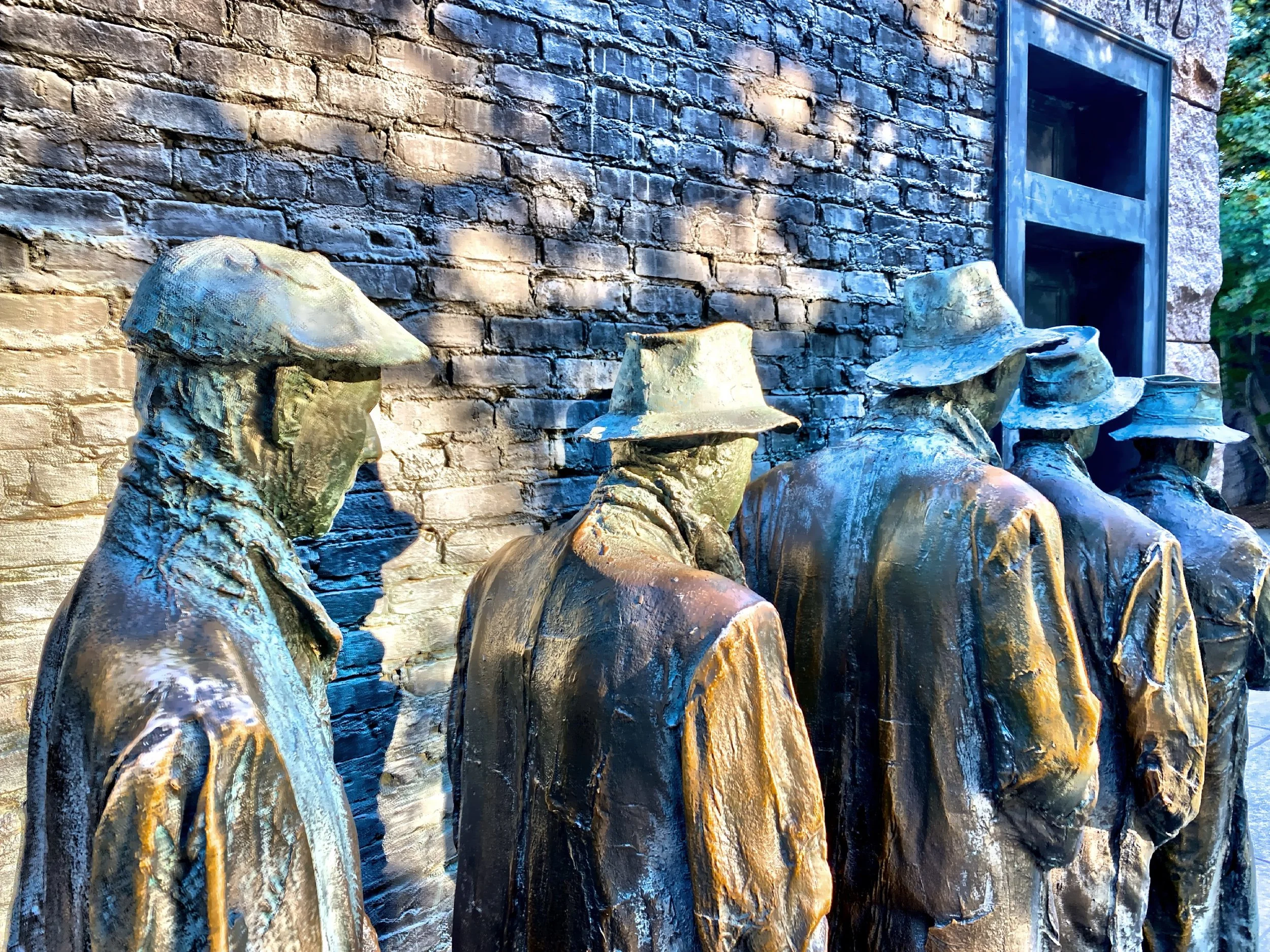 Part of the FDR Memorial 