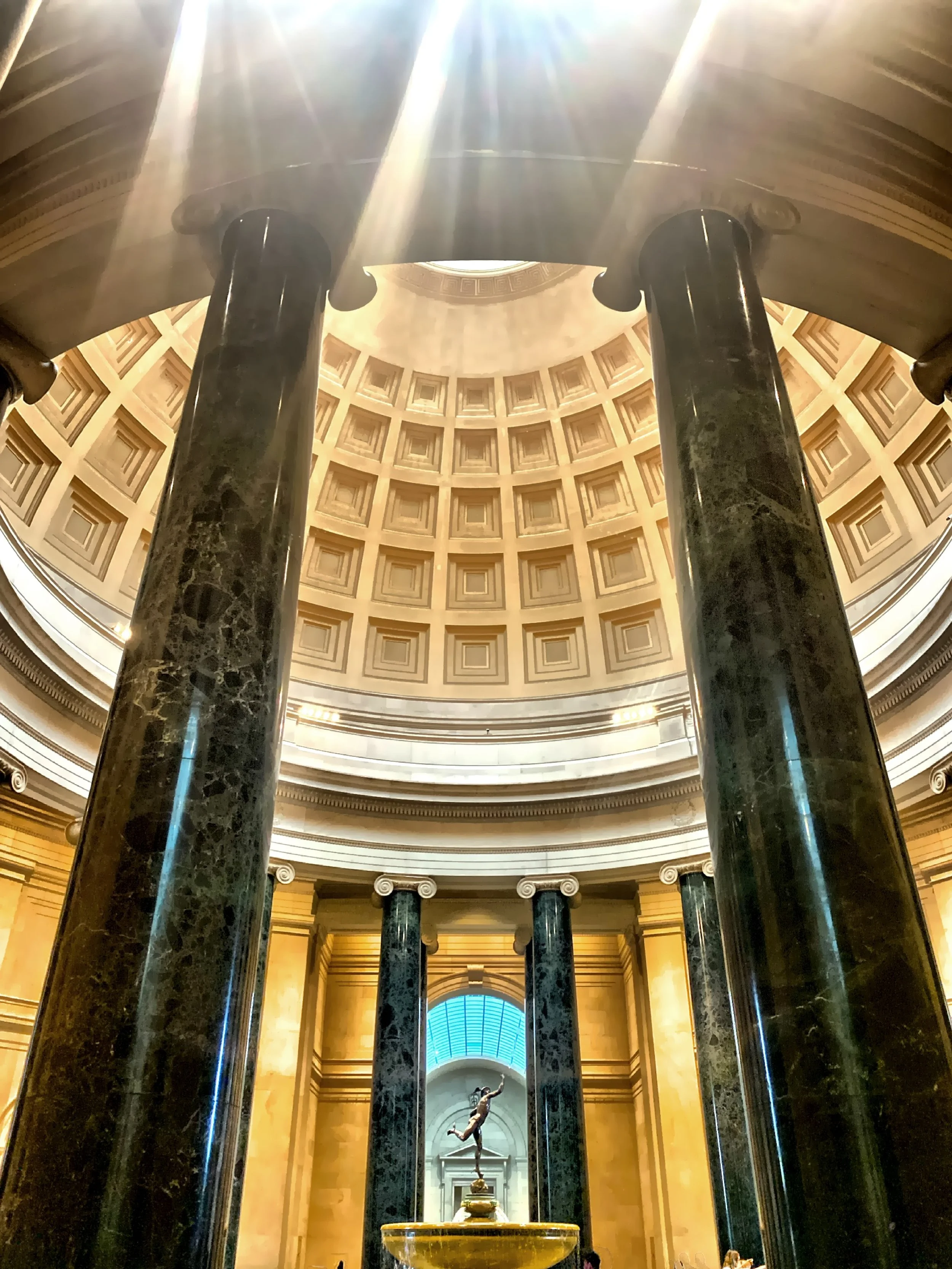  Inside the National Gallery of Art, which is home to some 141,000 paintings, prints, photographs, sculptures and decorative arts. 