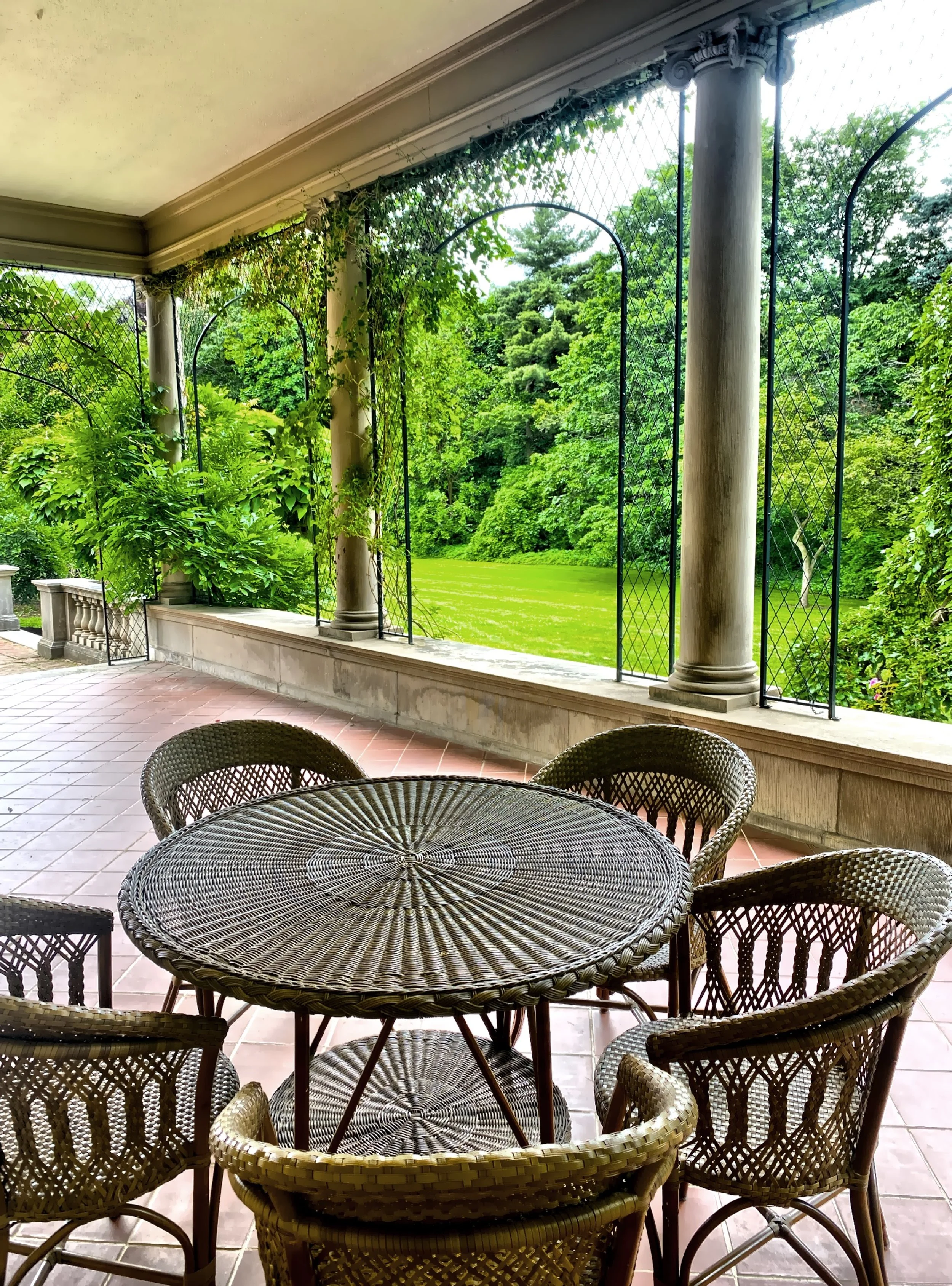  On the terrace 