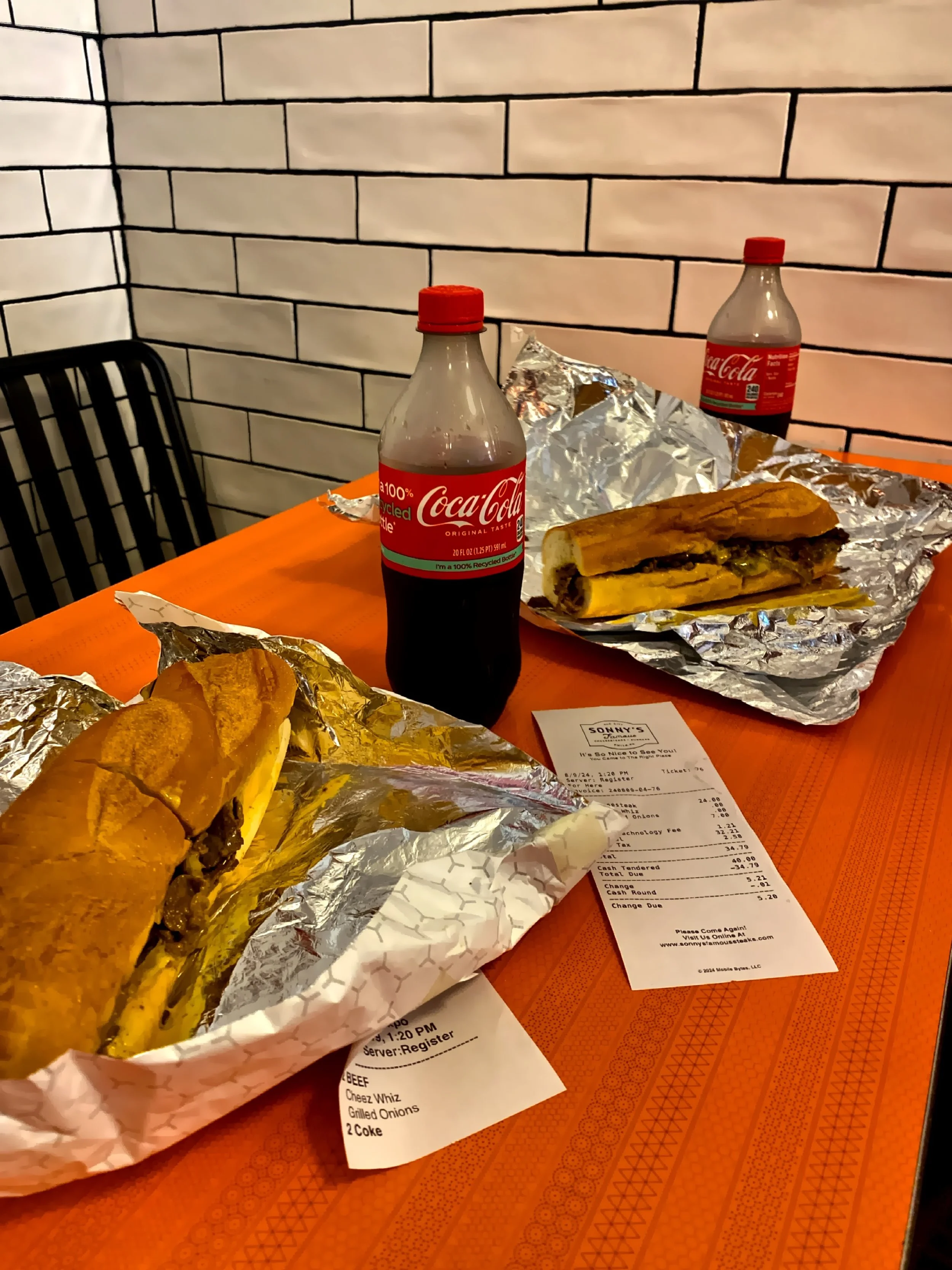 Philadelphia is famous for its cheesesteaks, a sandwich made with thinly sliced beef, melted cheese, and typically served in a hoagie roll. 