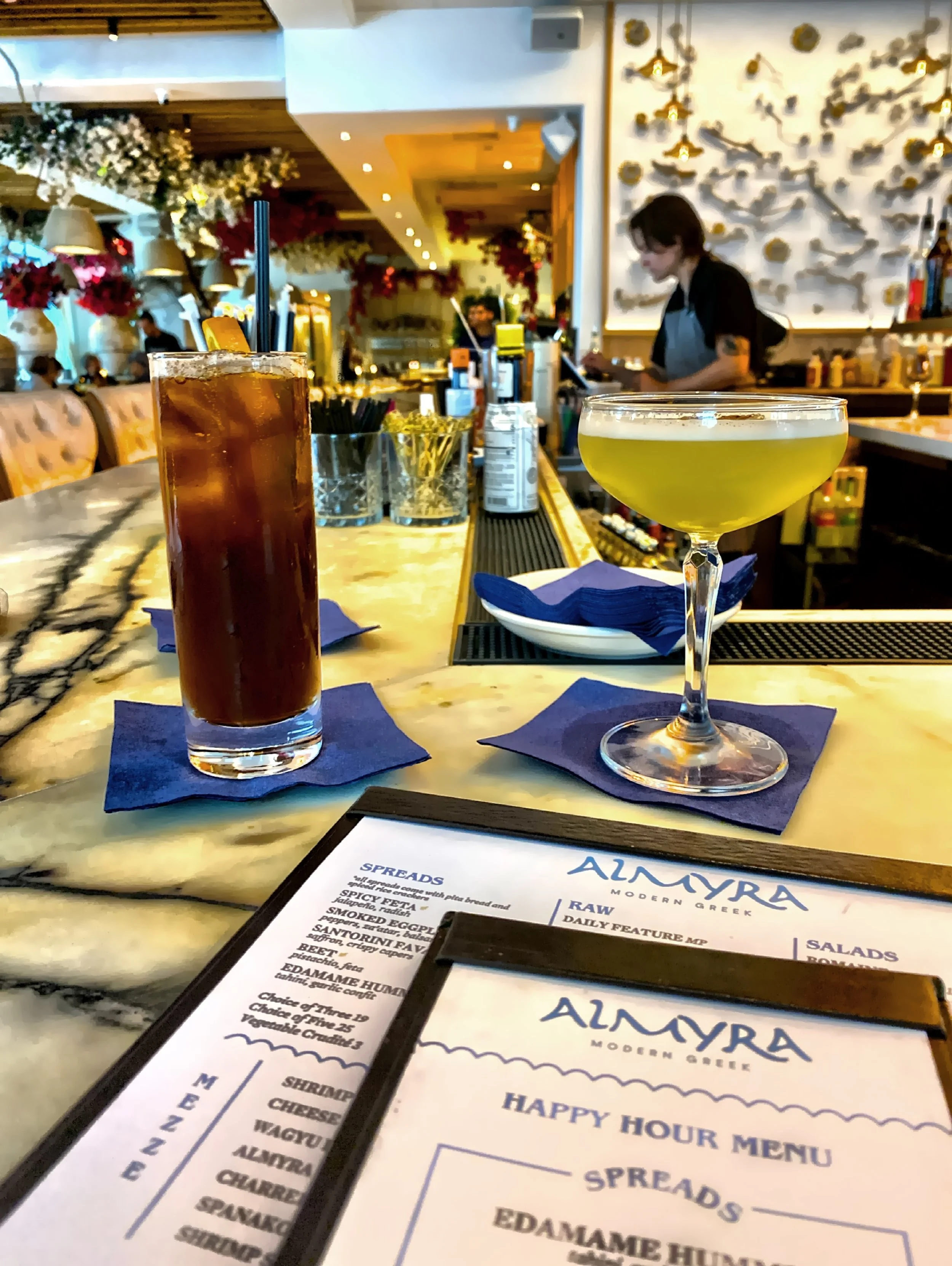  There is alway time for a cocktail (or two). 
