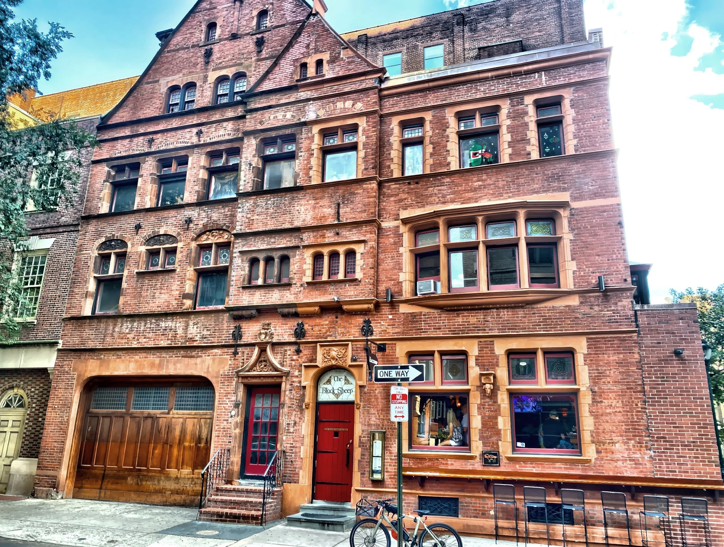  This building, now housing the Black Sheep Pub, has a interesting history that includes an orphanage and a gay western bar popular with an S&amp;M crowd. 