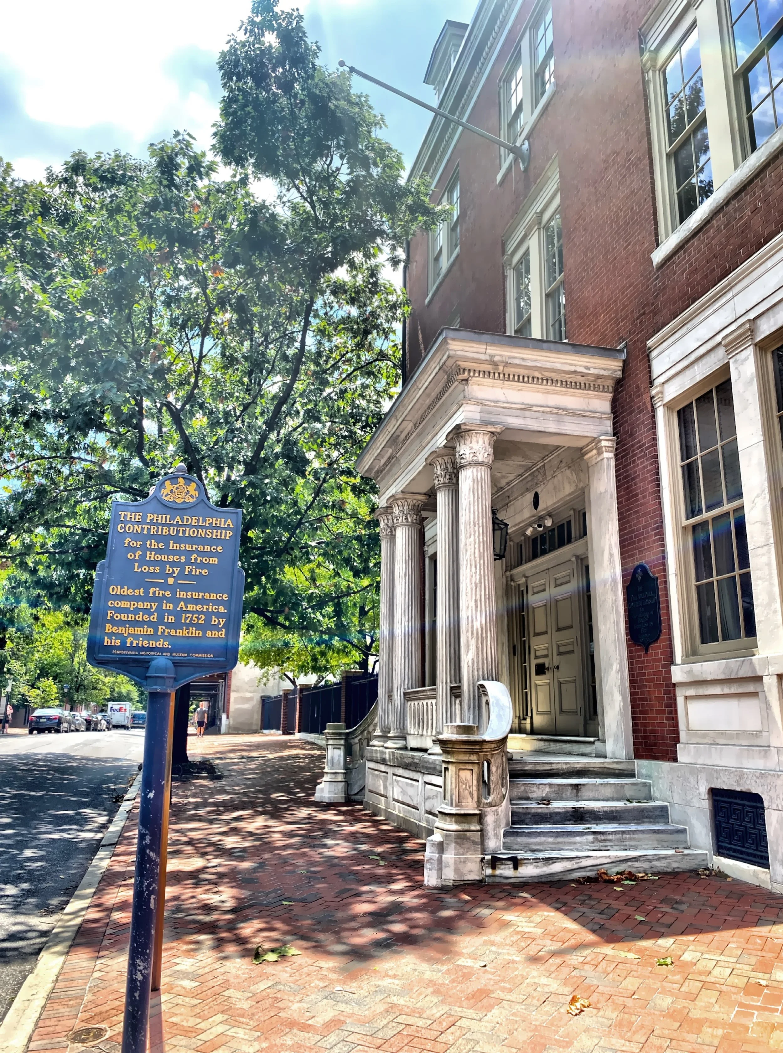  The Philadelphia Contributionship is the oldest fire insurance company in America, founded in 1752. 