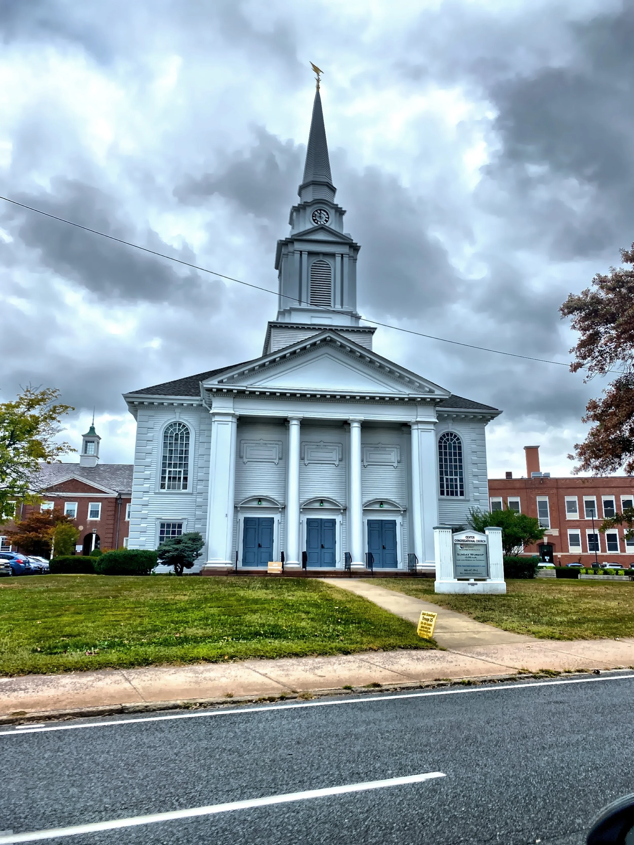  Center Congregational church was built in 1904. 