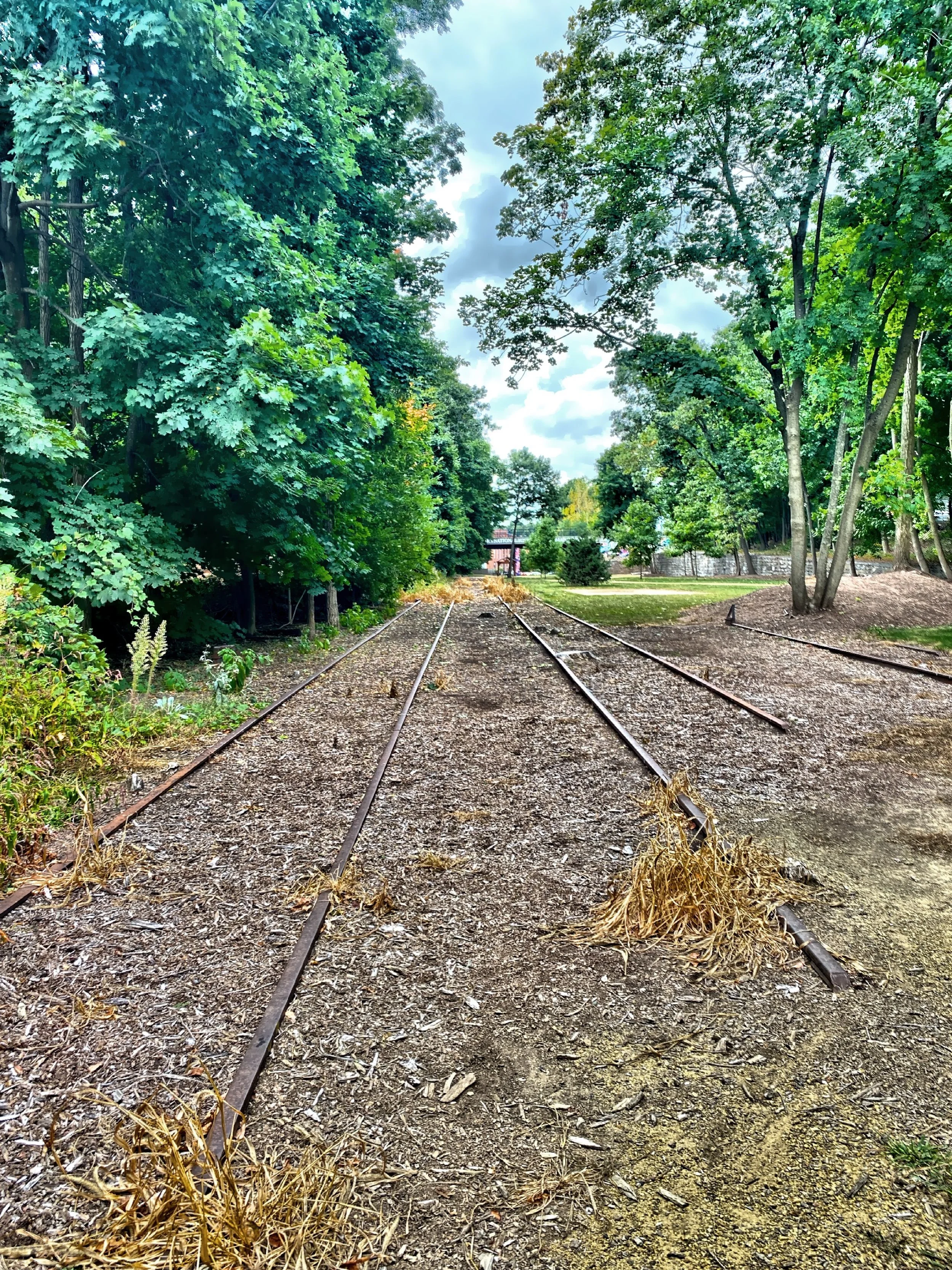  This is now called the rail trail, but it was originally the tracks of the family-owned railroad which transported the silk between the mills in Manchester and Hartford. 