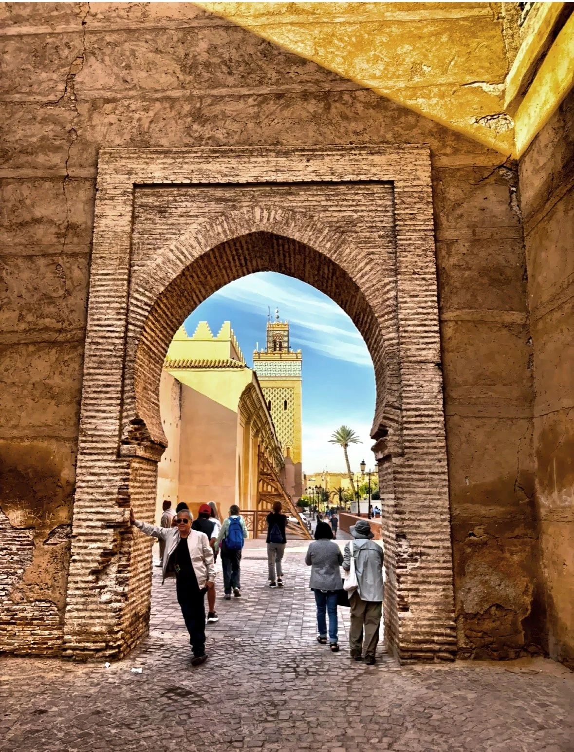  A view of the Casbah Mosque 