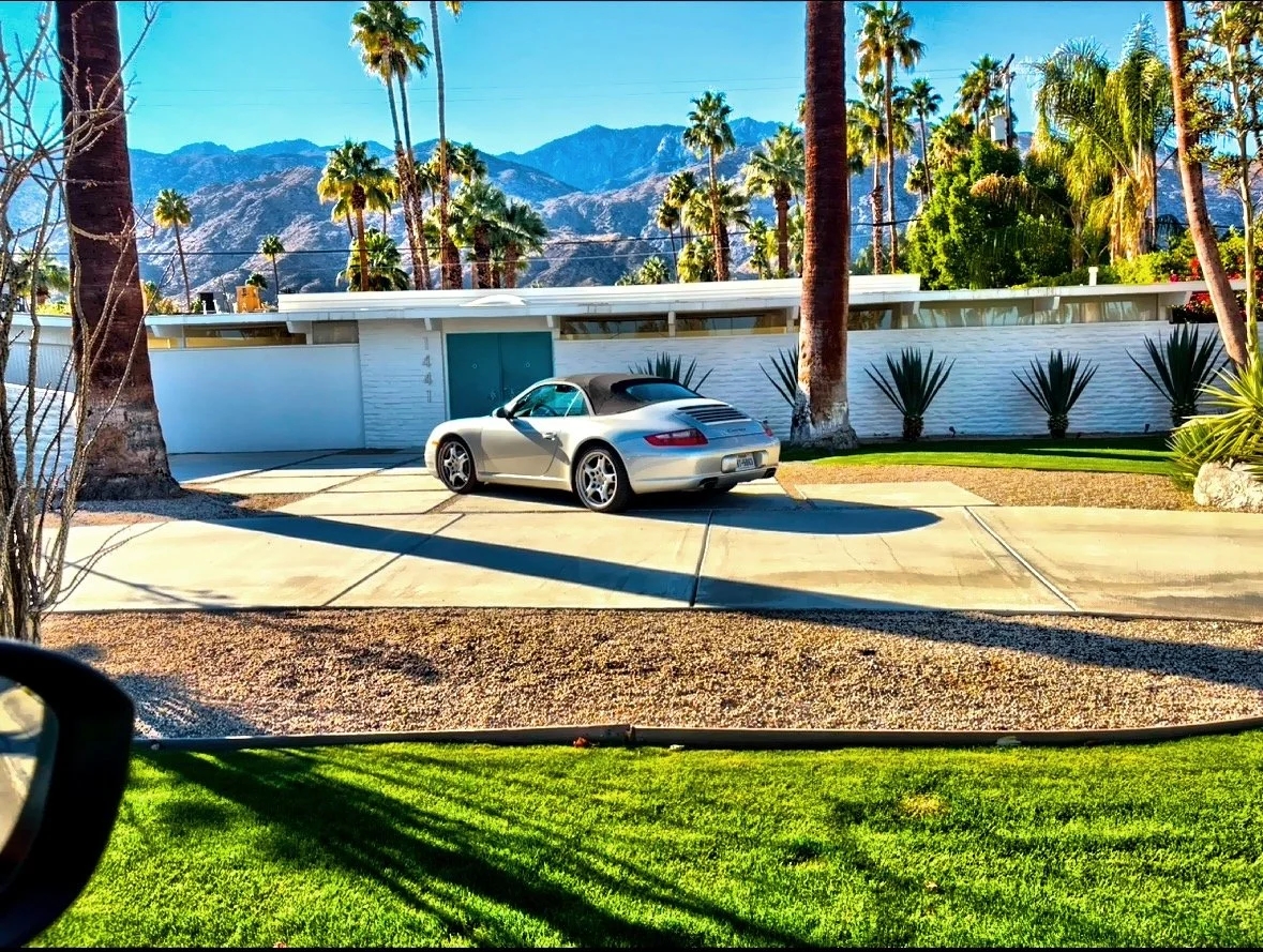  Classic car, home and view 