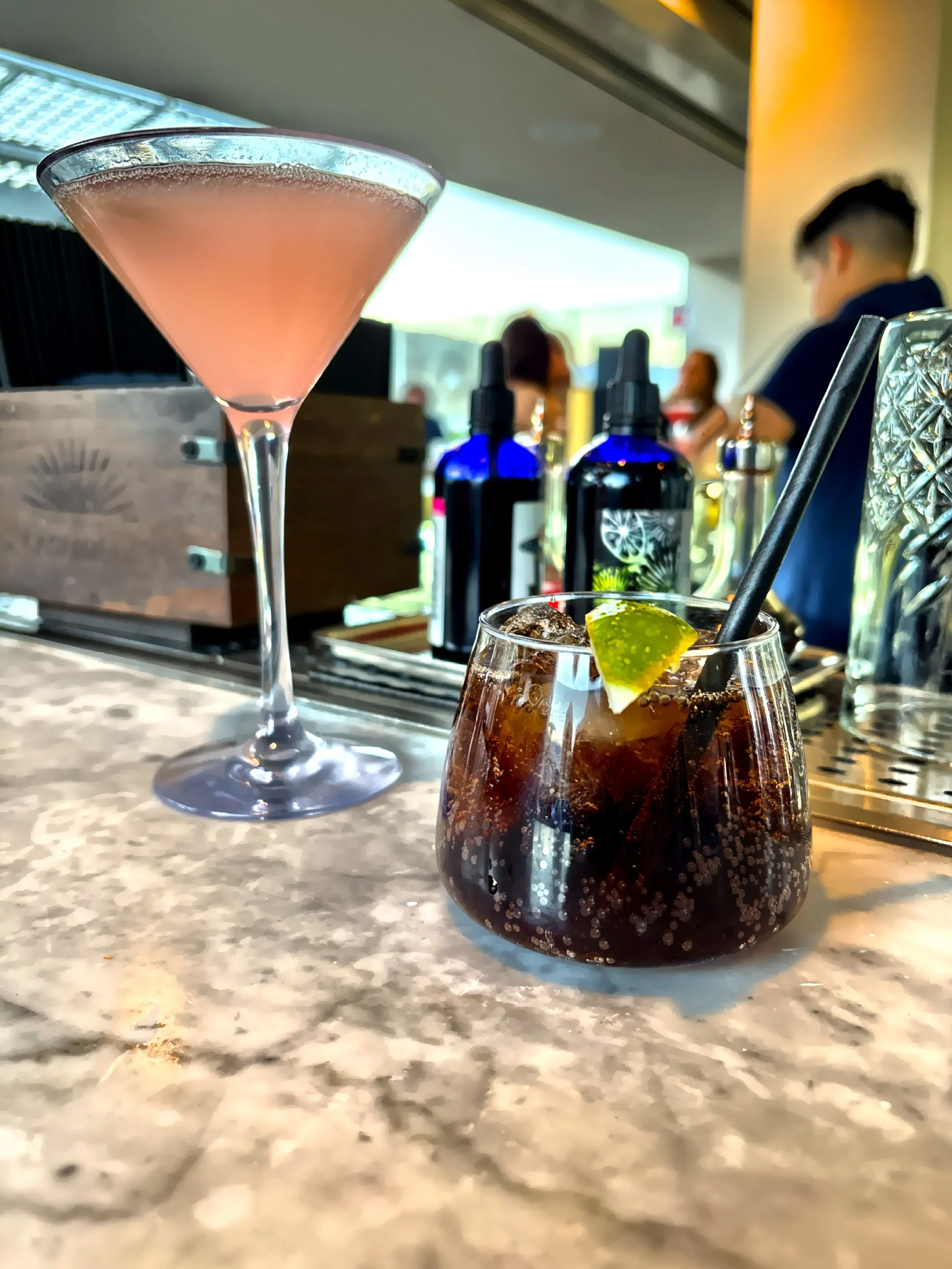  Drinks at the Rowan Hotel Rooftop High Bar. 
