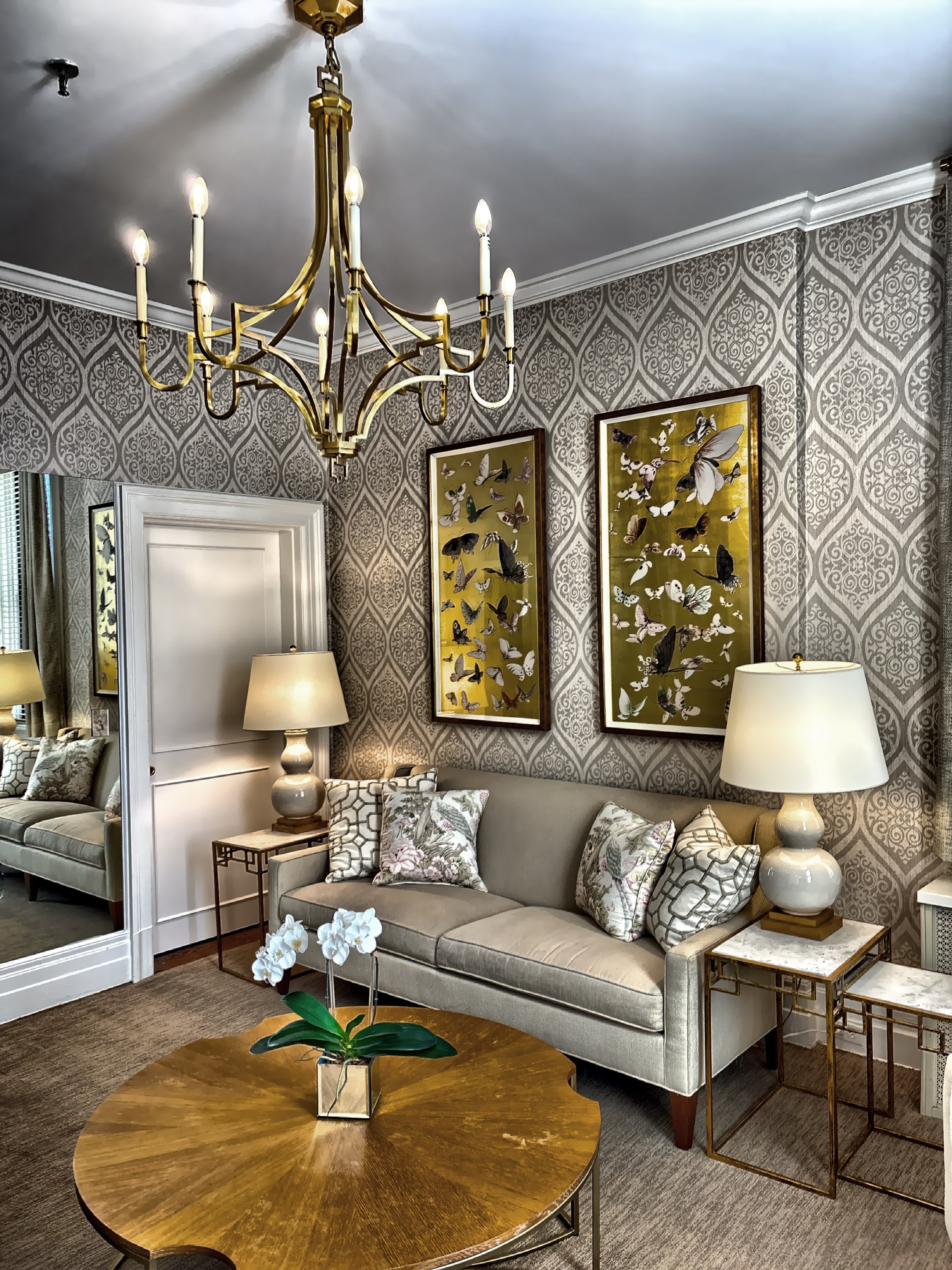  This was a former second floor bedroom, now a bridal suite sitting room. 