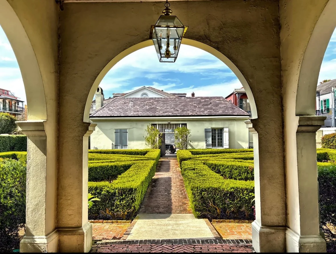  This is looking from the central hall towards Chartres Street.  
