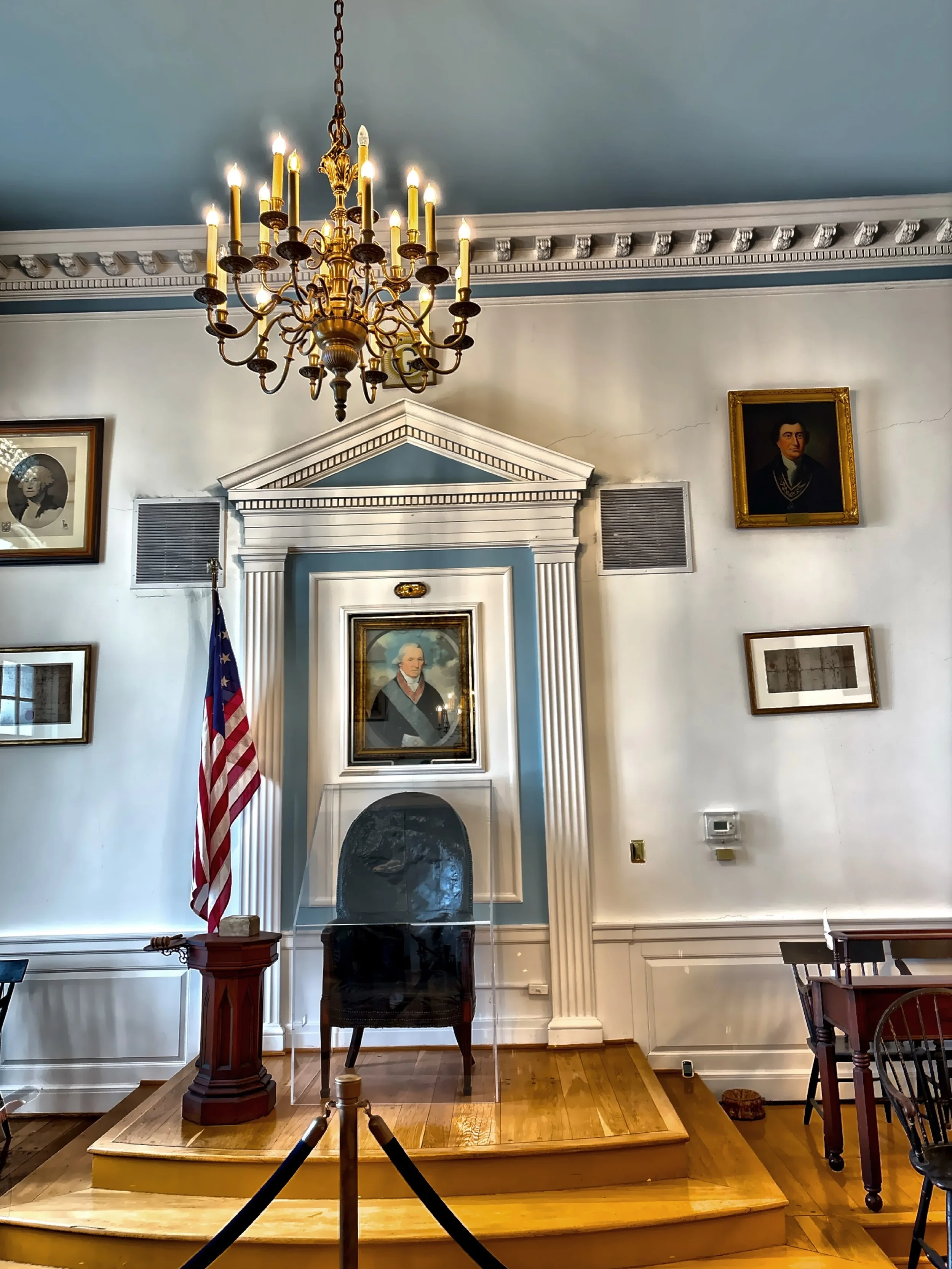  This room is the original Alexandria-Washington Lodge Replica Room 