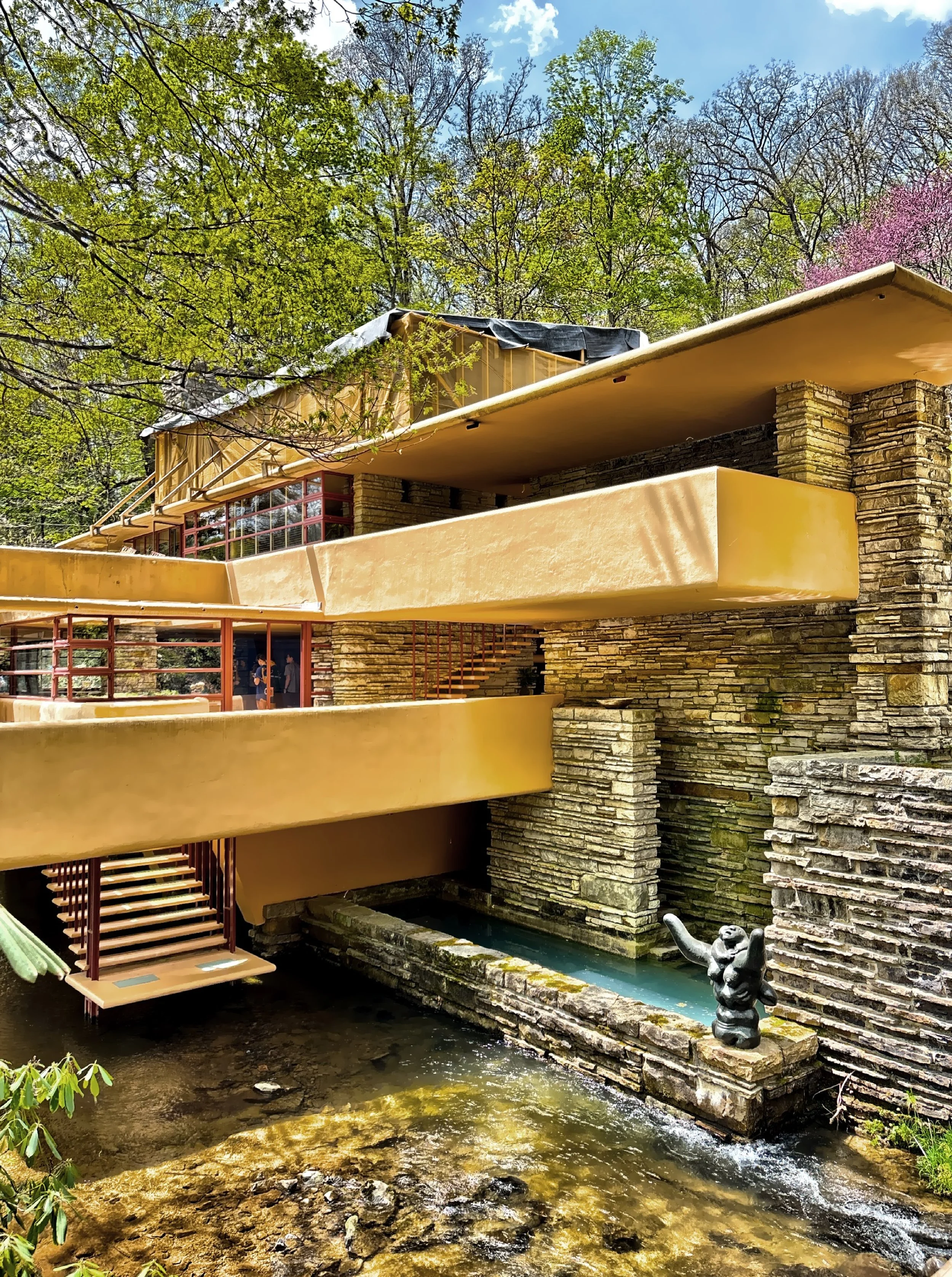  A few of the terraces and the pool area. 
