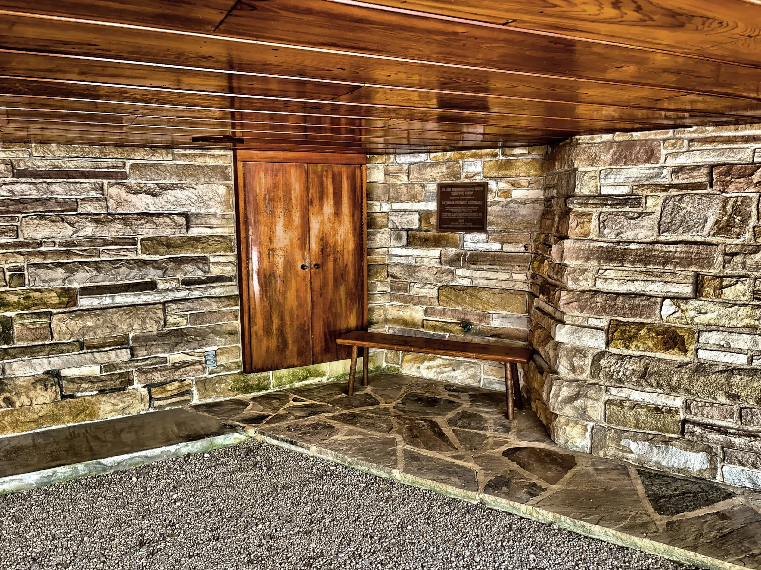  Inside the carport area 