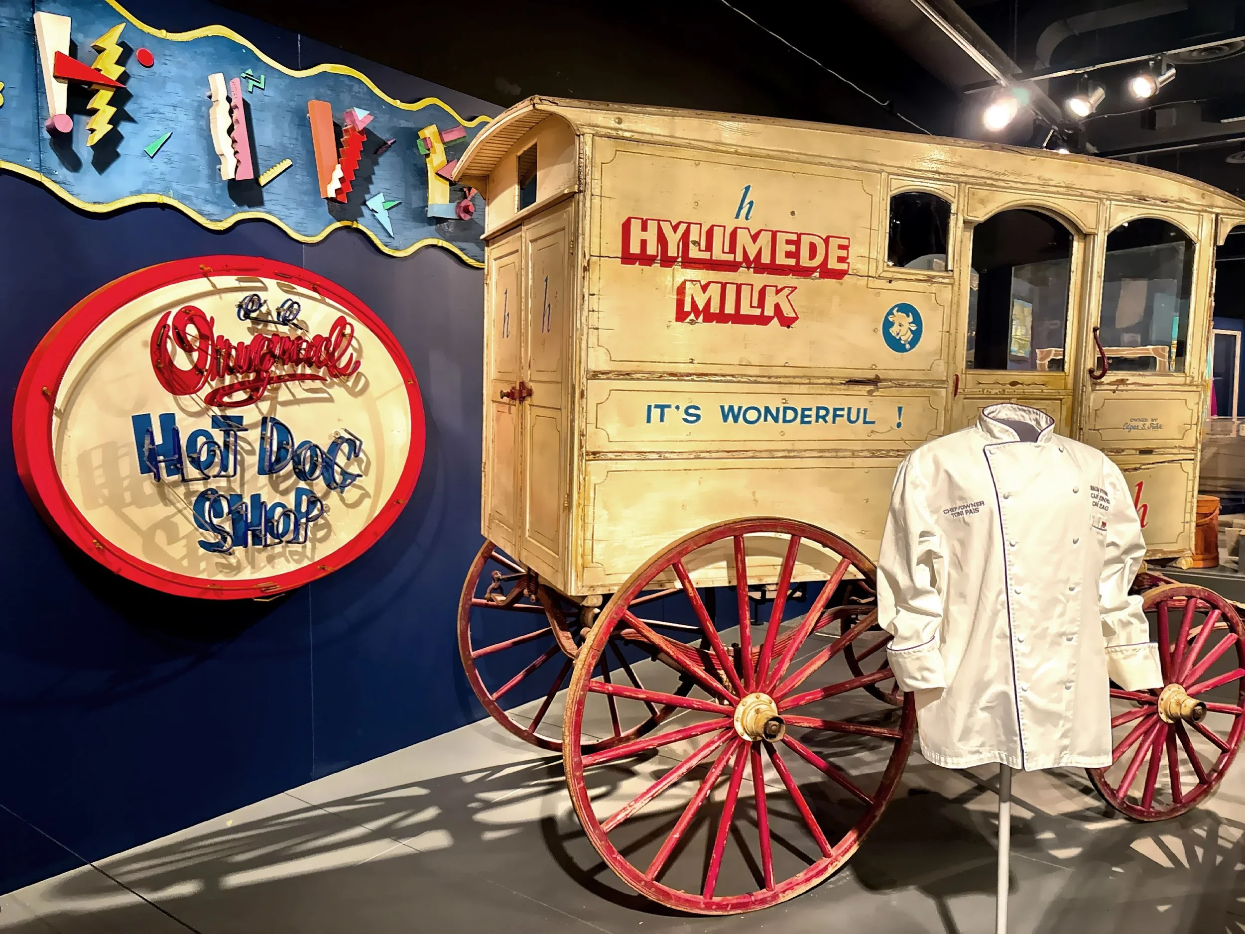  A vintage Hyllmede Milk delivery wagon used to transport milk and other goods, often in urban areas. 