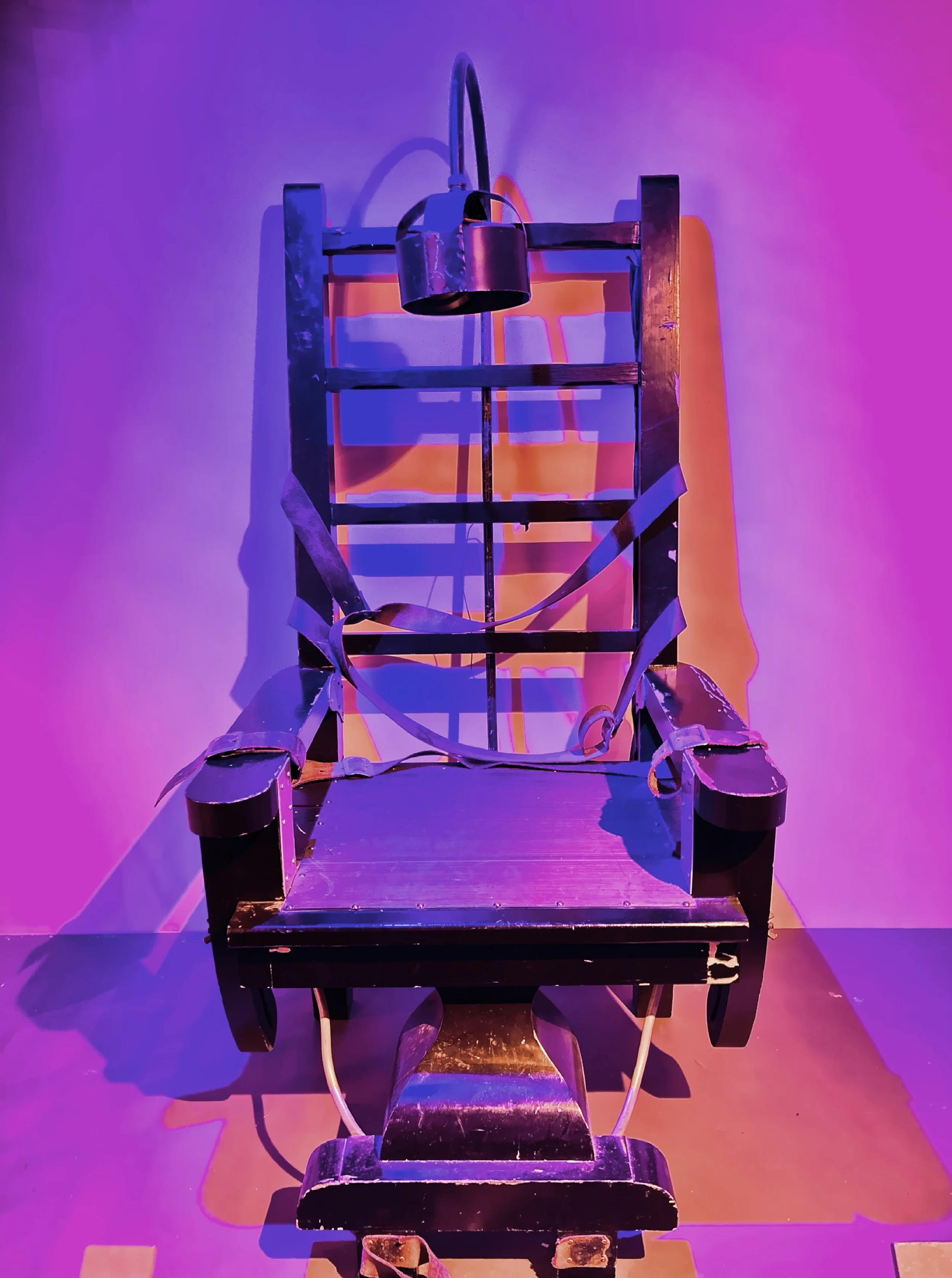  This electric chair is part of the museum’s exhibits on the history of Westinghouse Electric and the development of alternating current. 