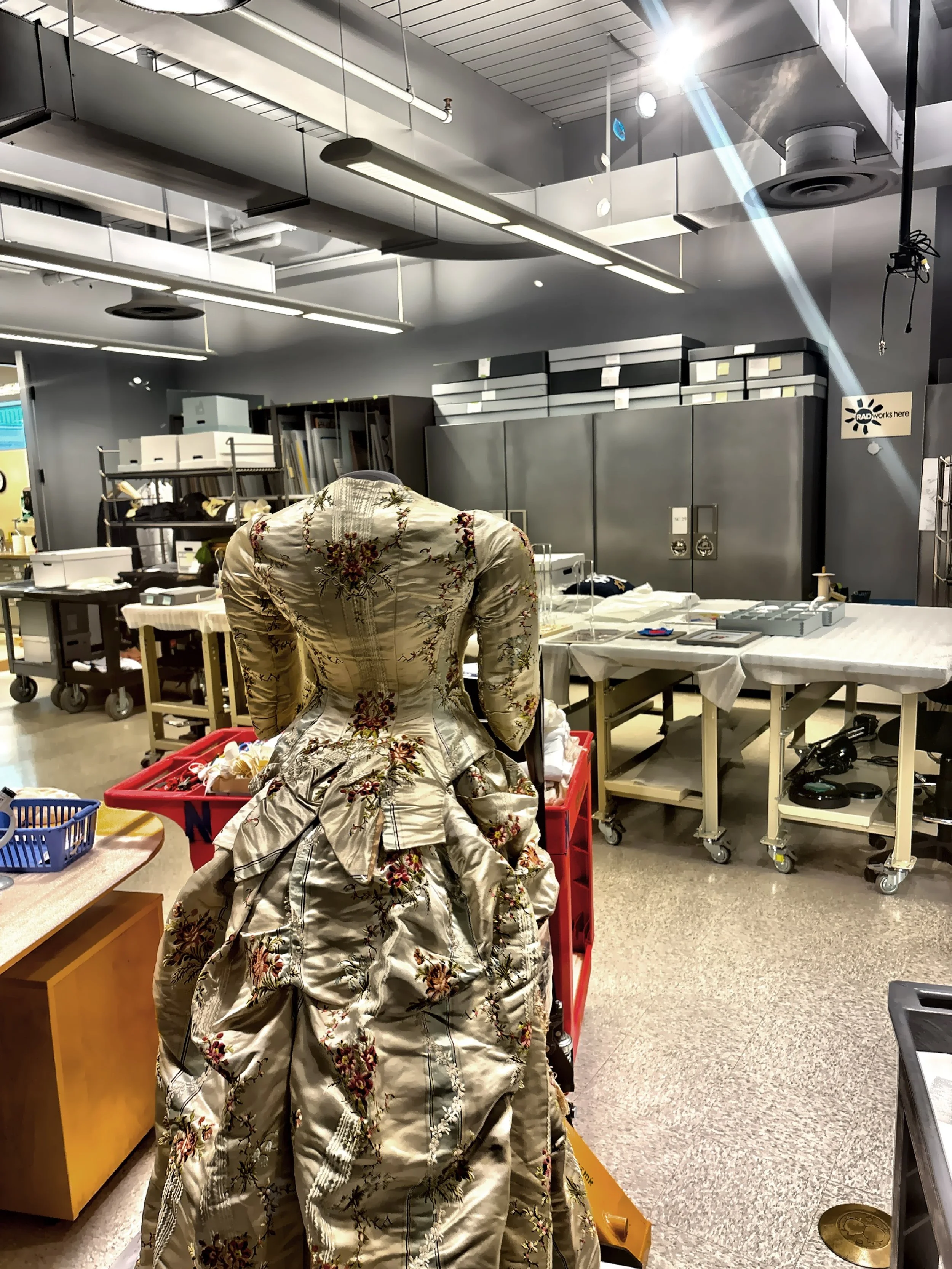  A look into the preservation workshop. 