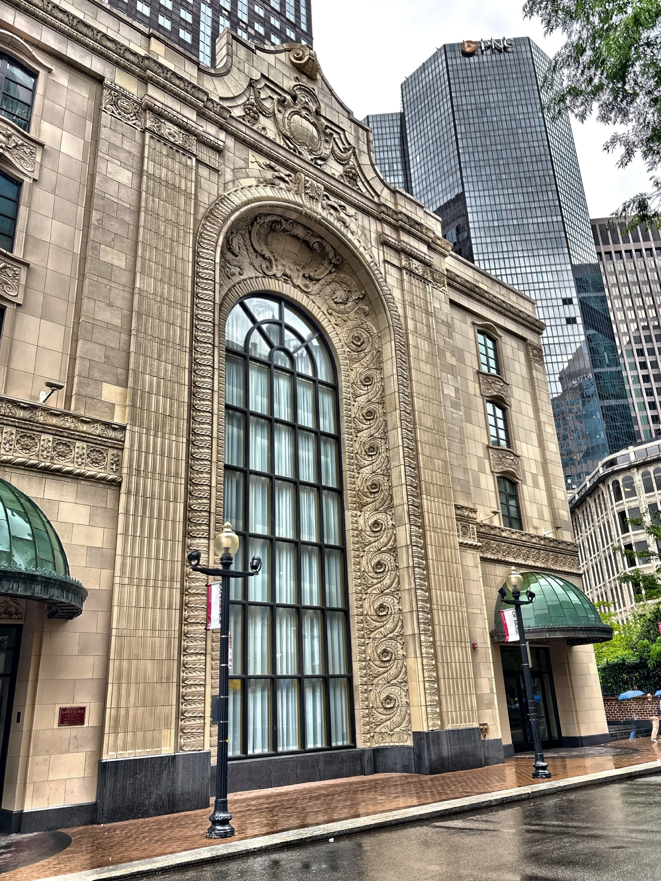  Architectural details of the Heinz Hall for the Performing Arts. 