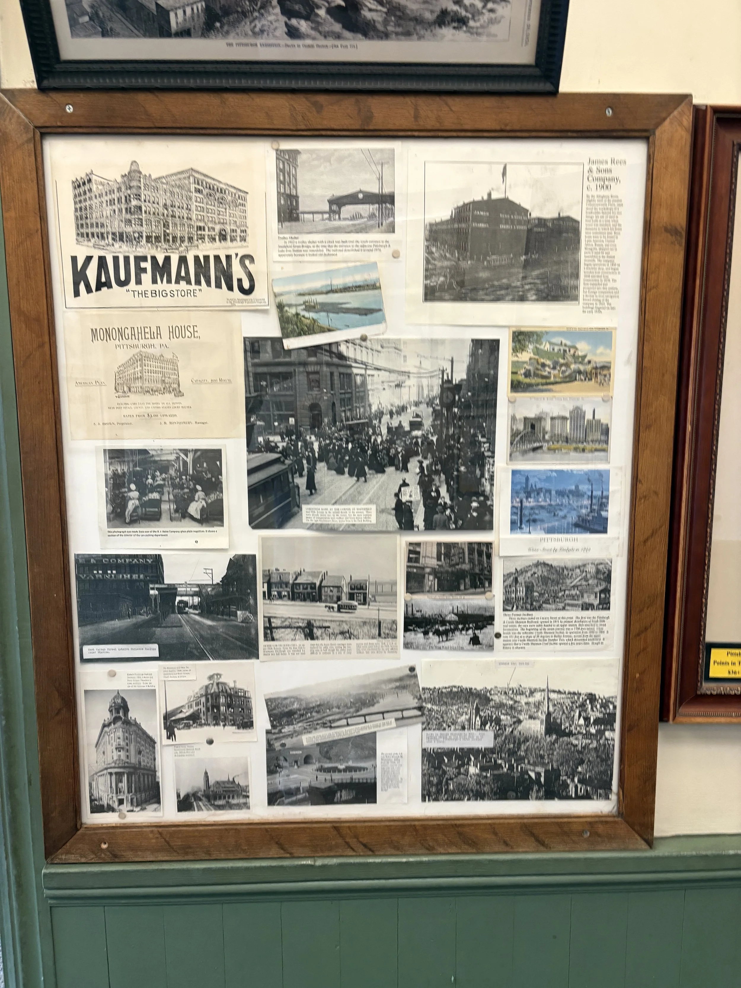  A poster of photos related to Kaufmann’s Department Store. 