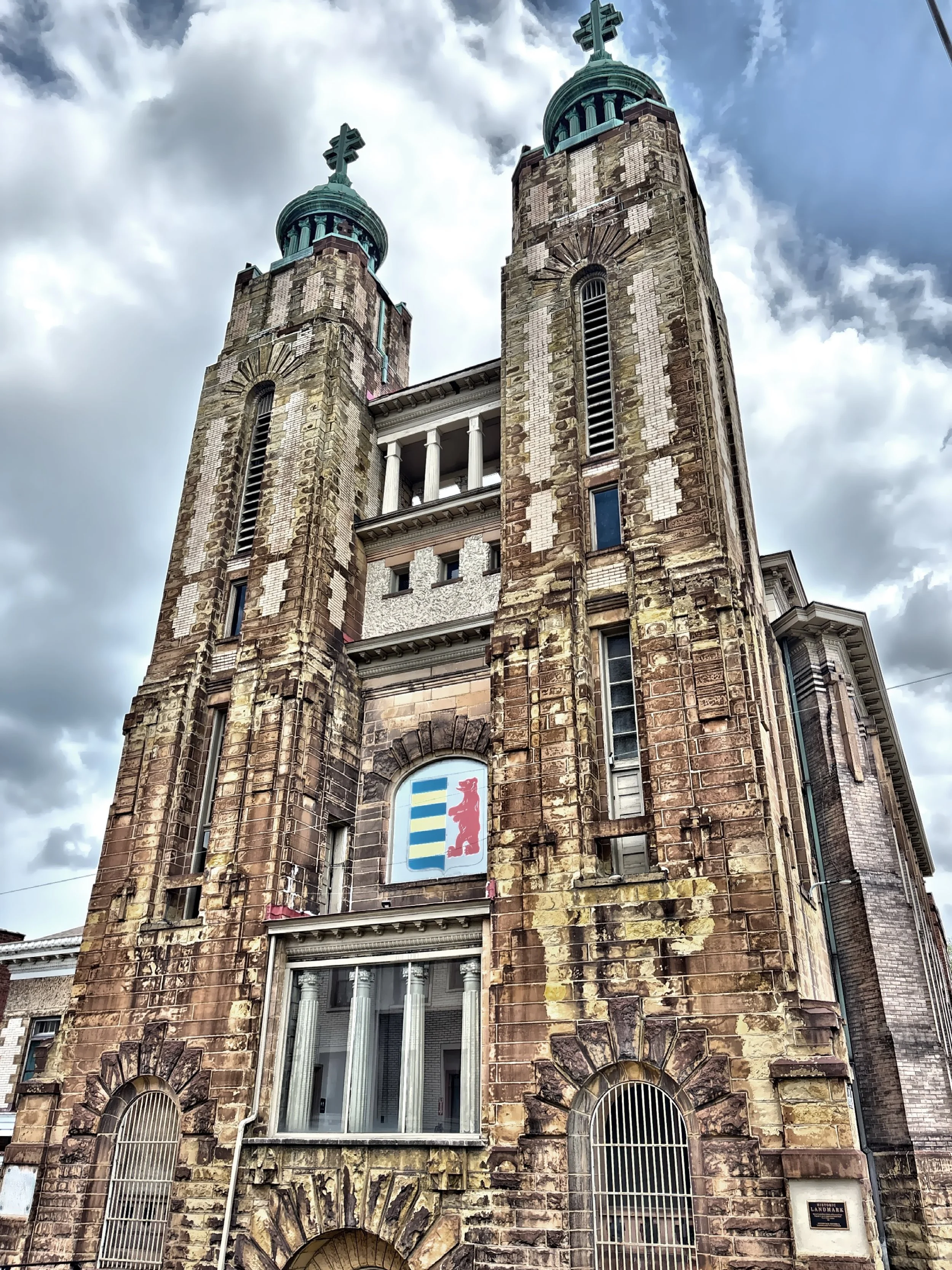  St. John the Baptist Byzantine Catholic Cathedral serving the Greek community. 