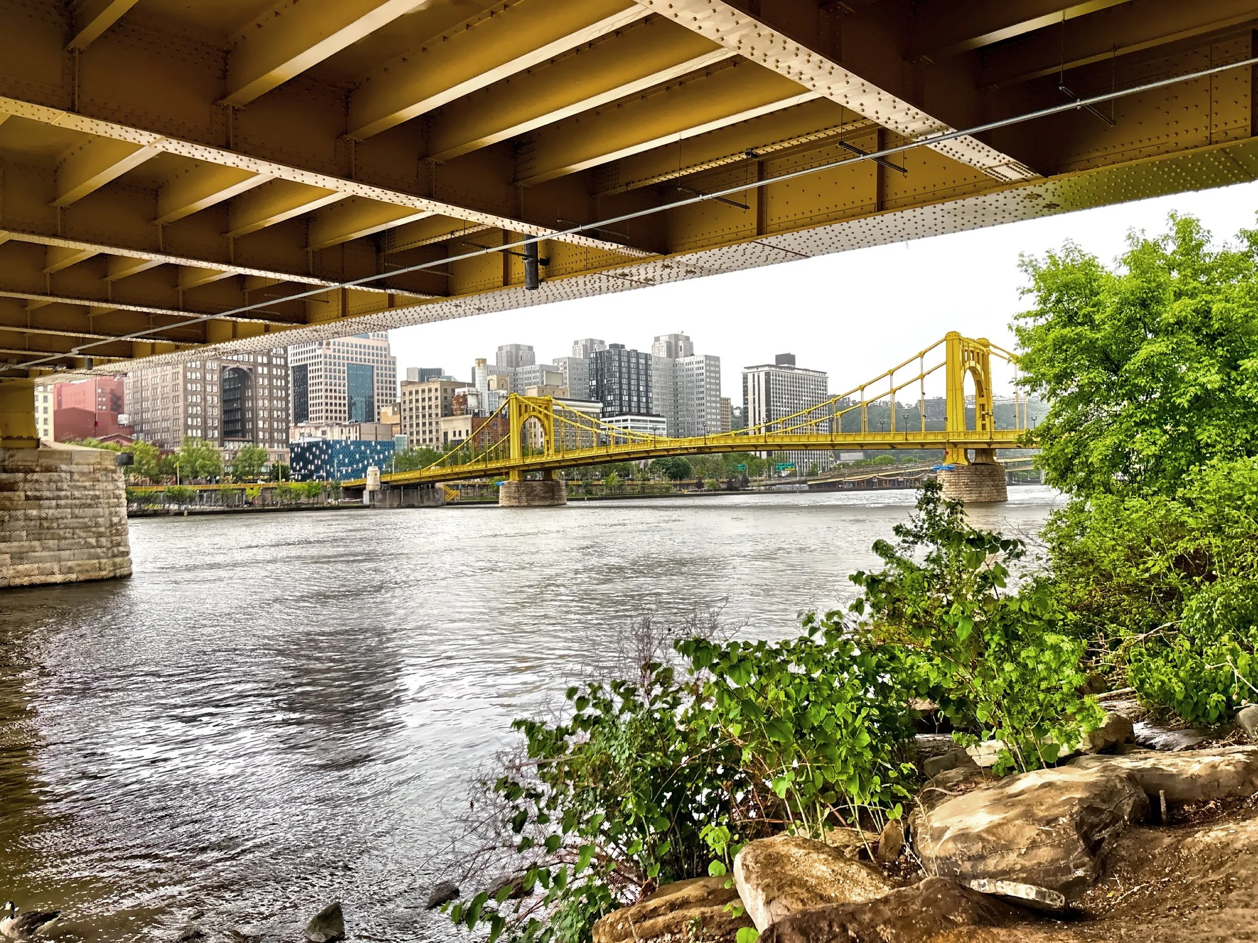  The Allegheny, Monongahela, and Ohio meet downtown – offering incredible views. 