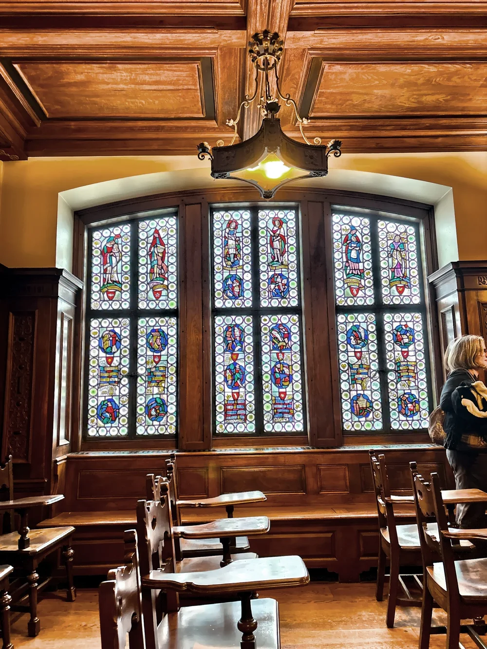  The German Room designed to reflect the 16th Century German Renaissance style was dedicated in 1938. 