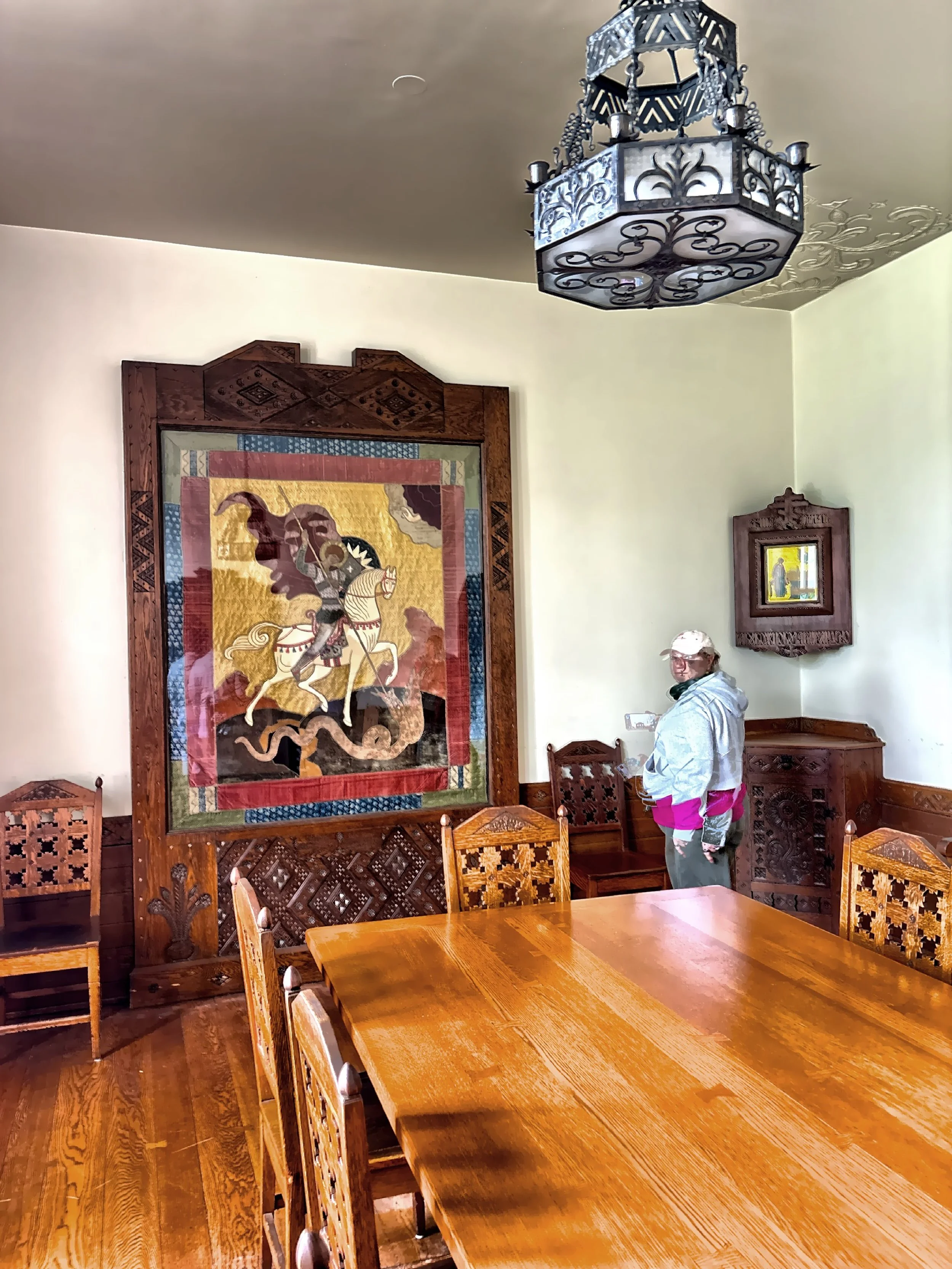  The Byzantine Russian Room with Folk motifs was dedicated in 1938. 