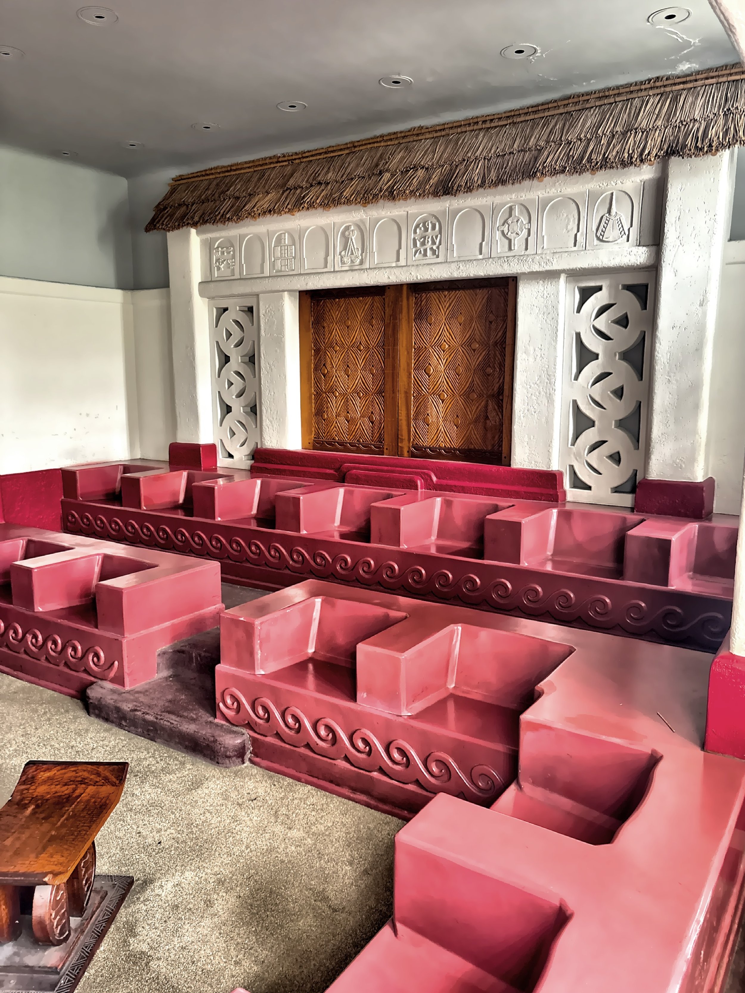  The African Heritage Room dedicated in 1989 and was designed to reflect an 18th- Century Asante Temple. 