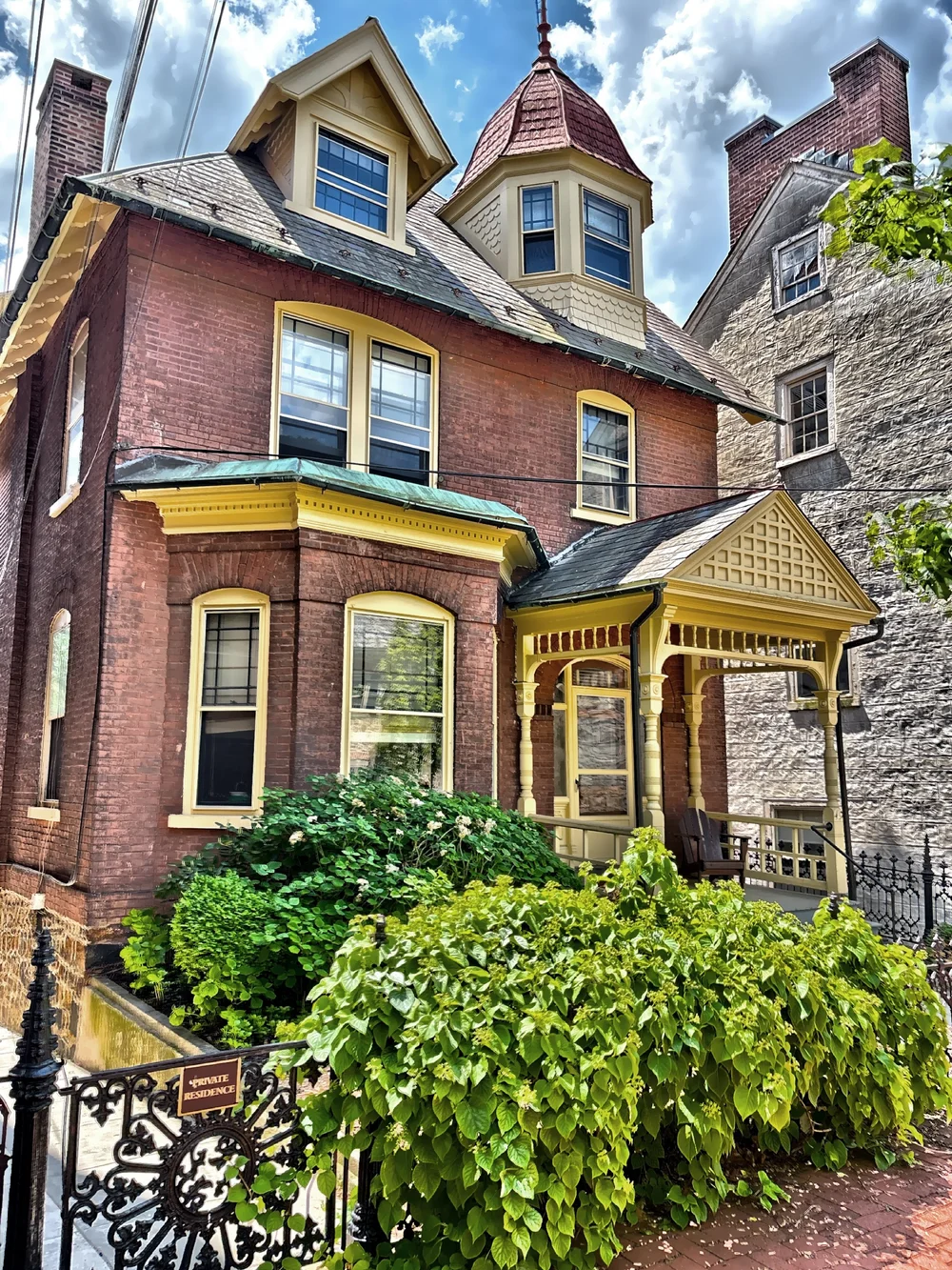  A victorian-style home on Church Street. 