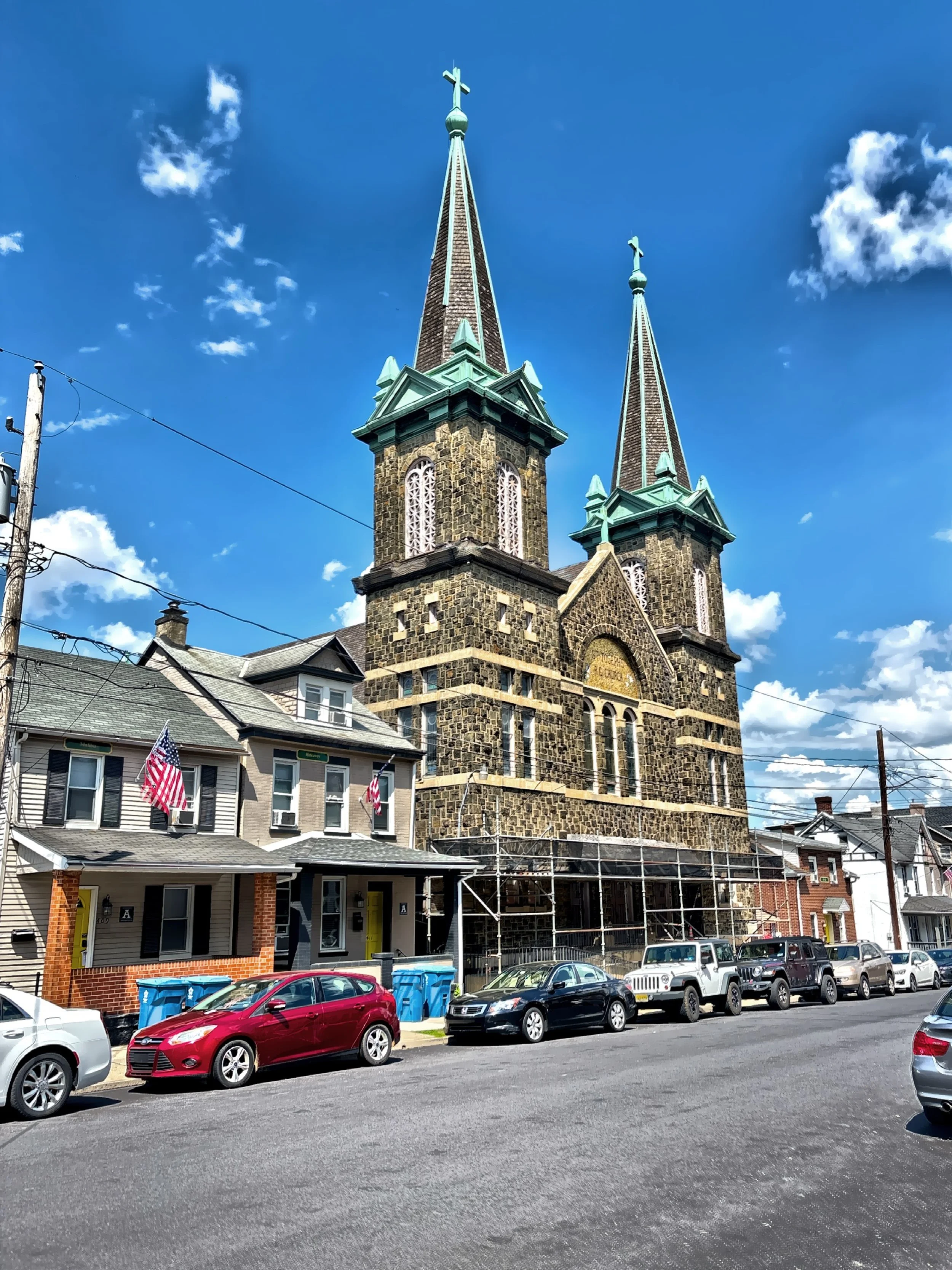  St. Joseph’s Roman Catholic Church was built between 1914 and 1917 primarily by Slovenian immigrants who came to work in the area. 