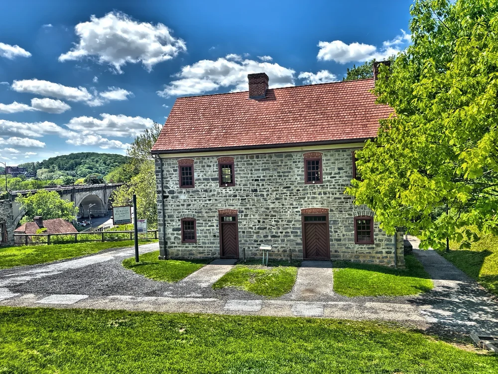  The old Moravian Blacksmith Shop. 