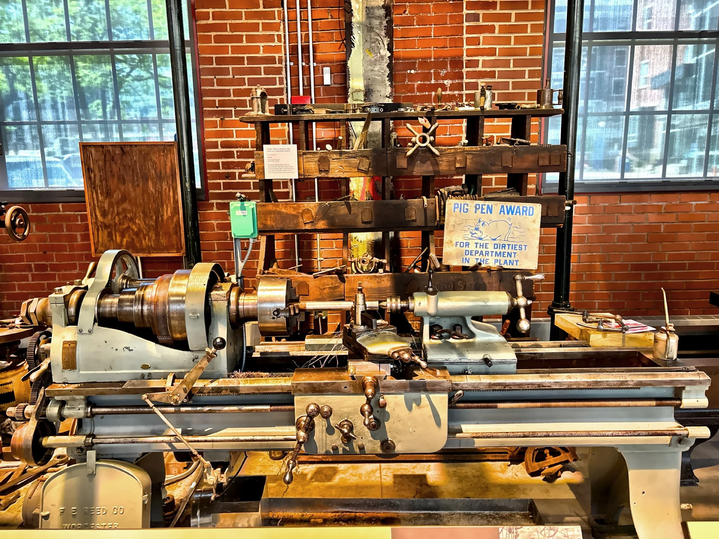  There are over 200 artifacts of American industrial history on display. &nbsp;&nbsp;  