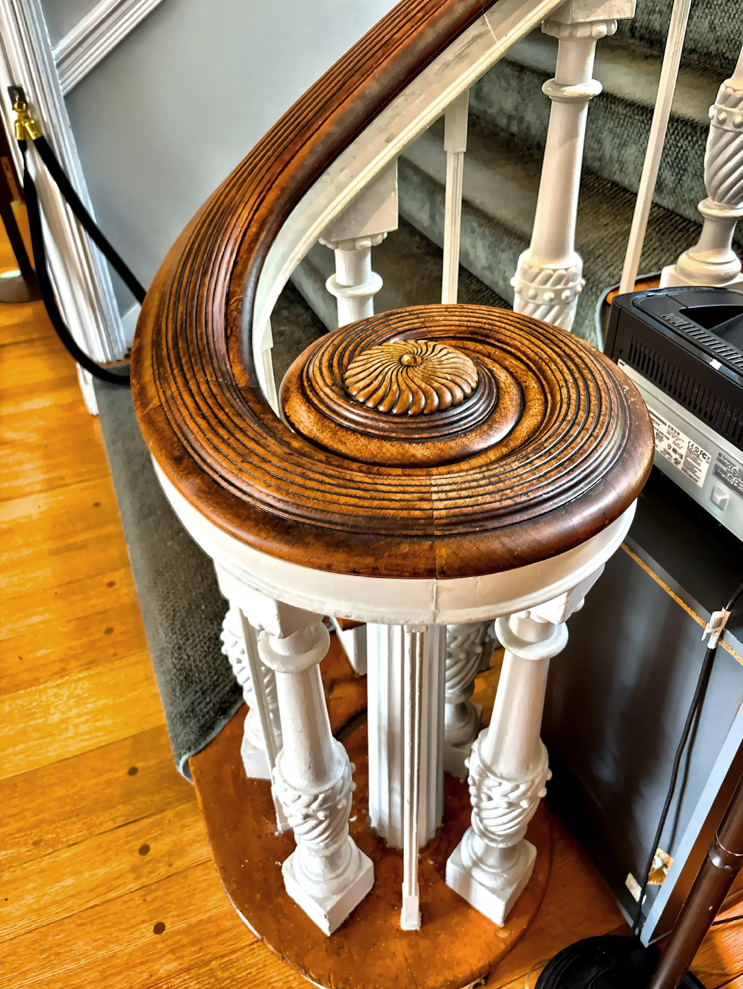  Inside Wave Hill House, now used as a venue. 