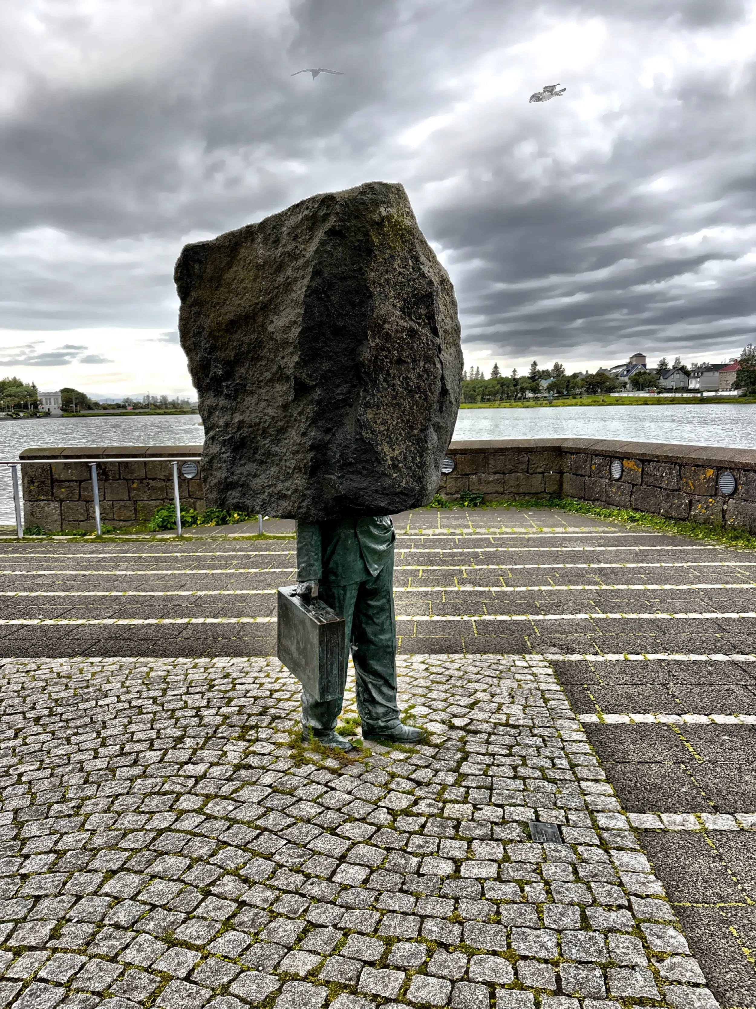  The Monument To The Unknown Bureaucrat created by Magnus Tomsson in 1994. 