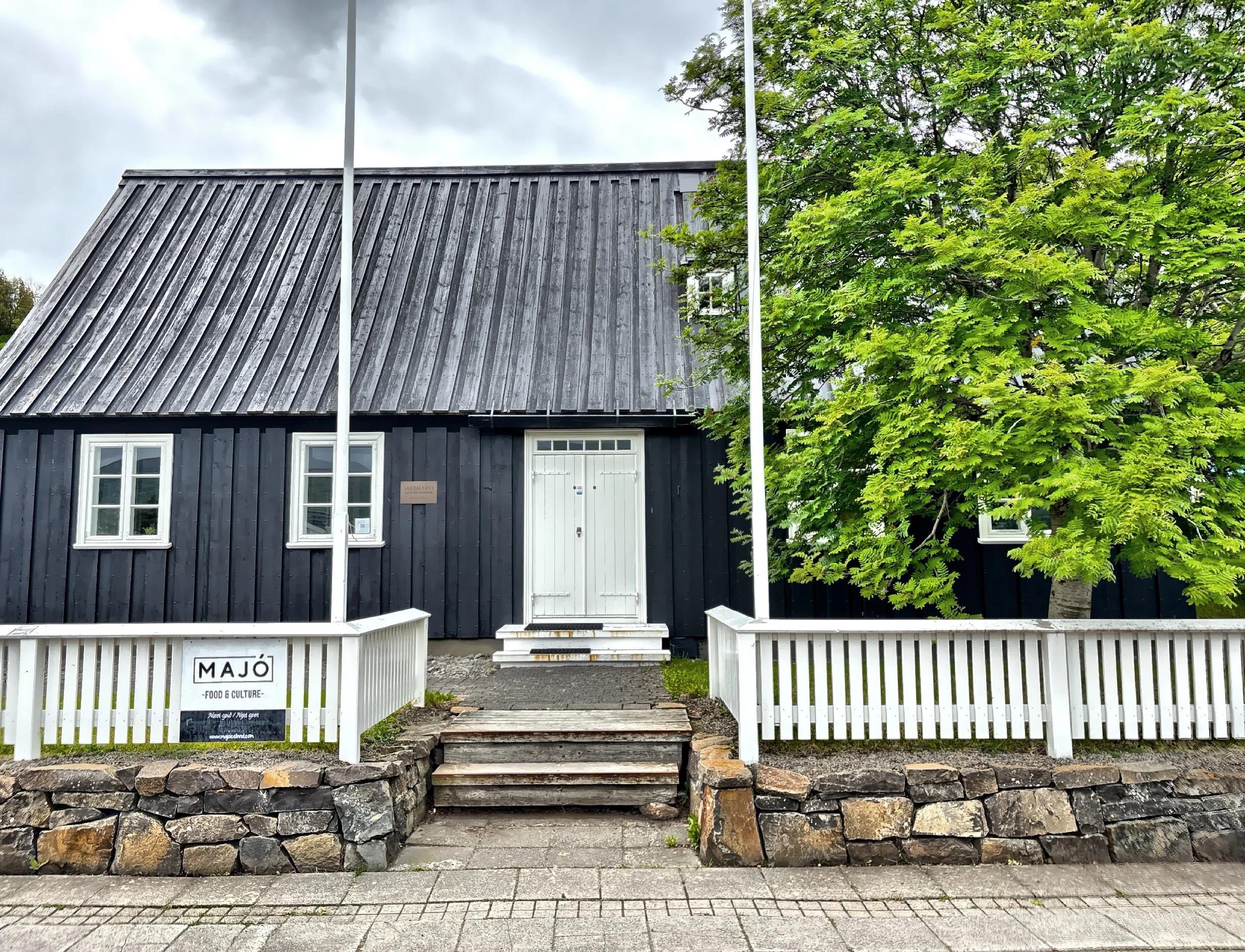  Laxdalshus was built in 1795 and is the oldest building in town. 