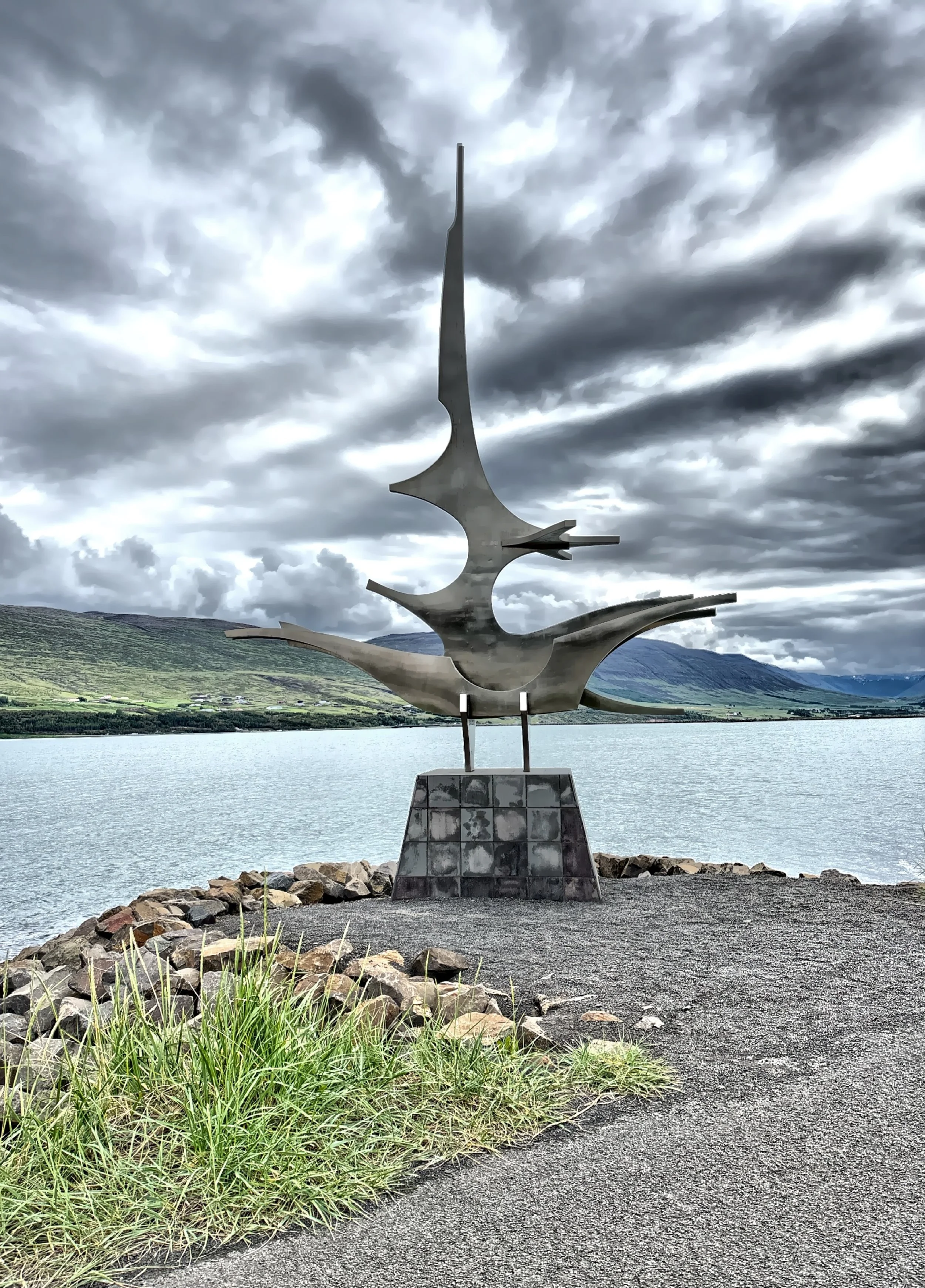  The ‘Sun Voyager’ created by Icelandic artist Jon Gunnar Arnason. 