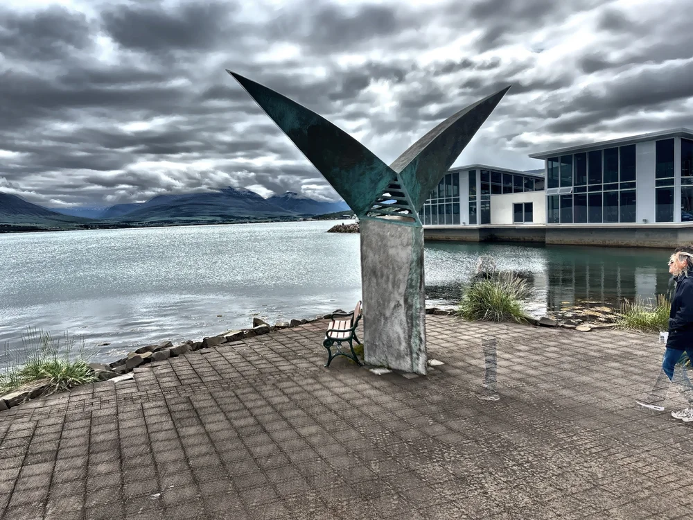  The sculpture,‘Farid’ was created by Icelandic artist Petur Bjarnason 