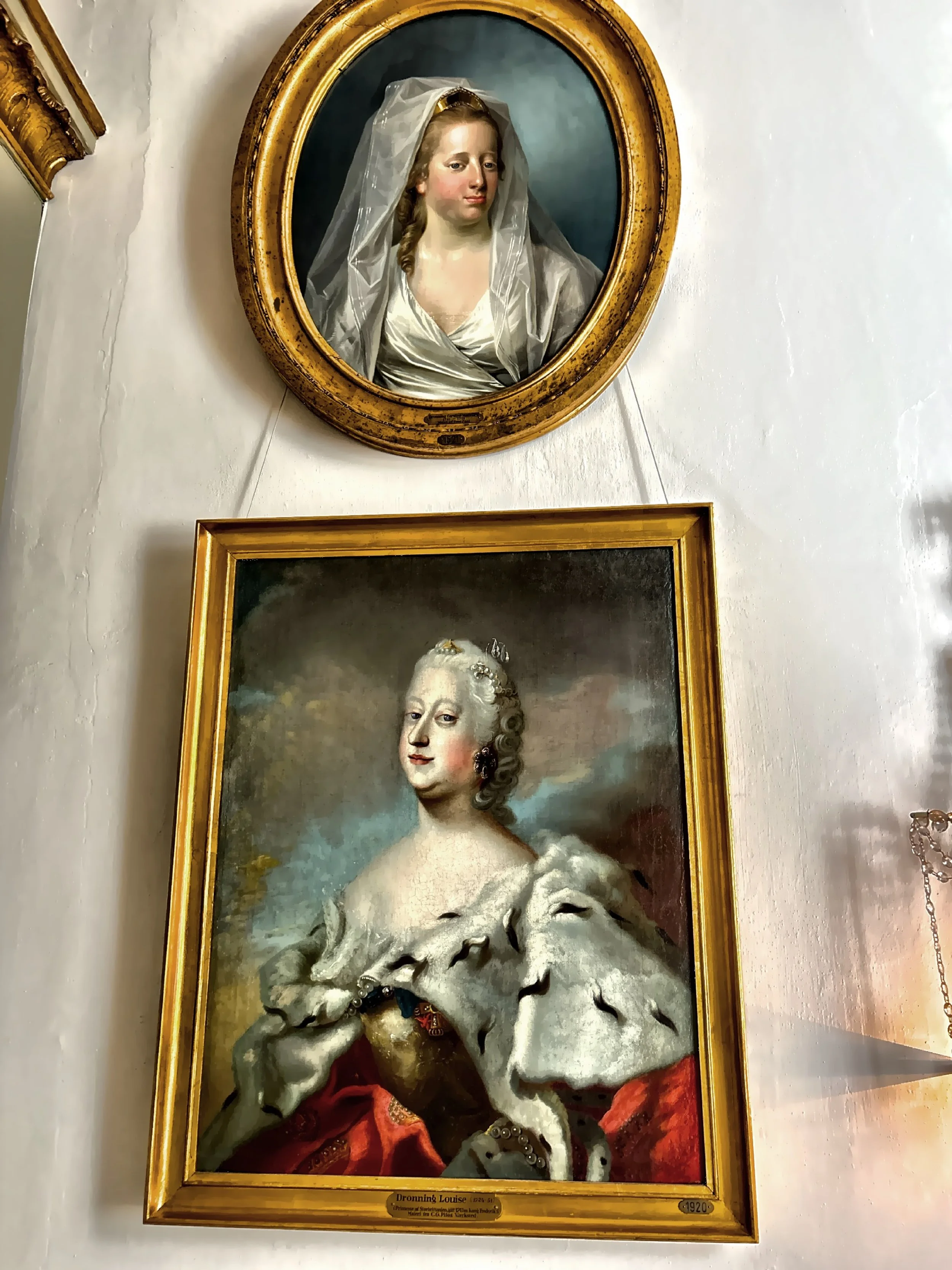  There are many portraits of Danish kings, queens and other royalty throughout the palace.   