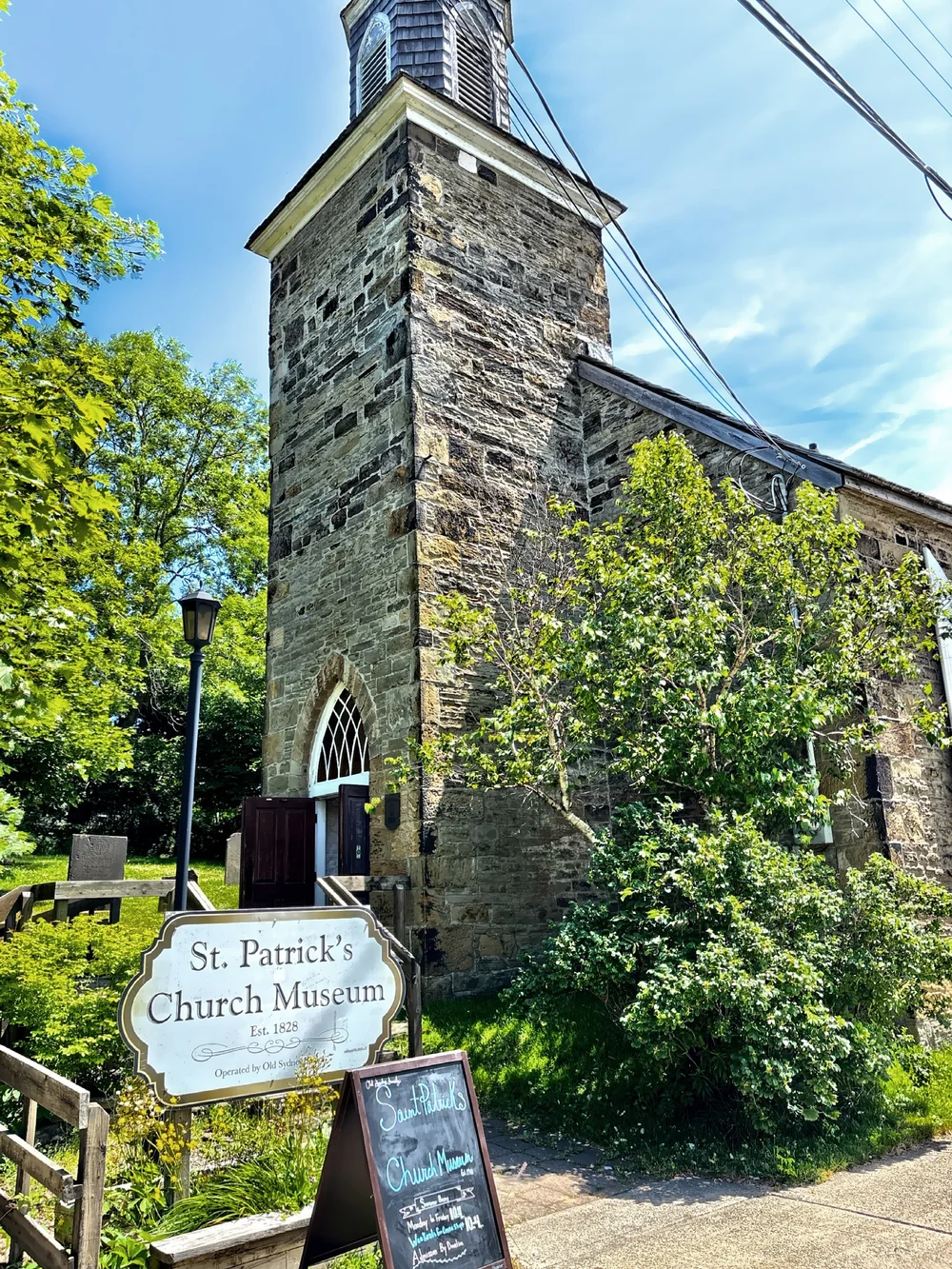  St. Patrick’s Church, built in 1828, is the oldest Roman Catholic church on Cape Breton. 