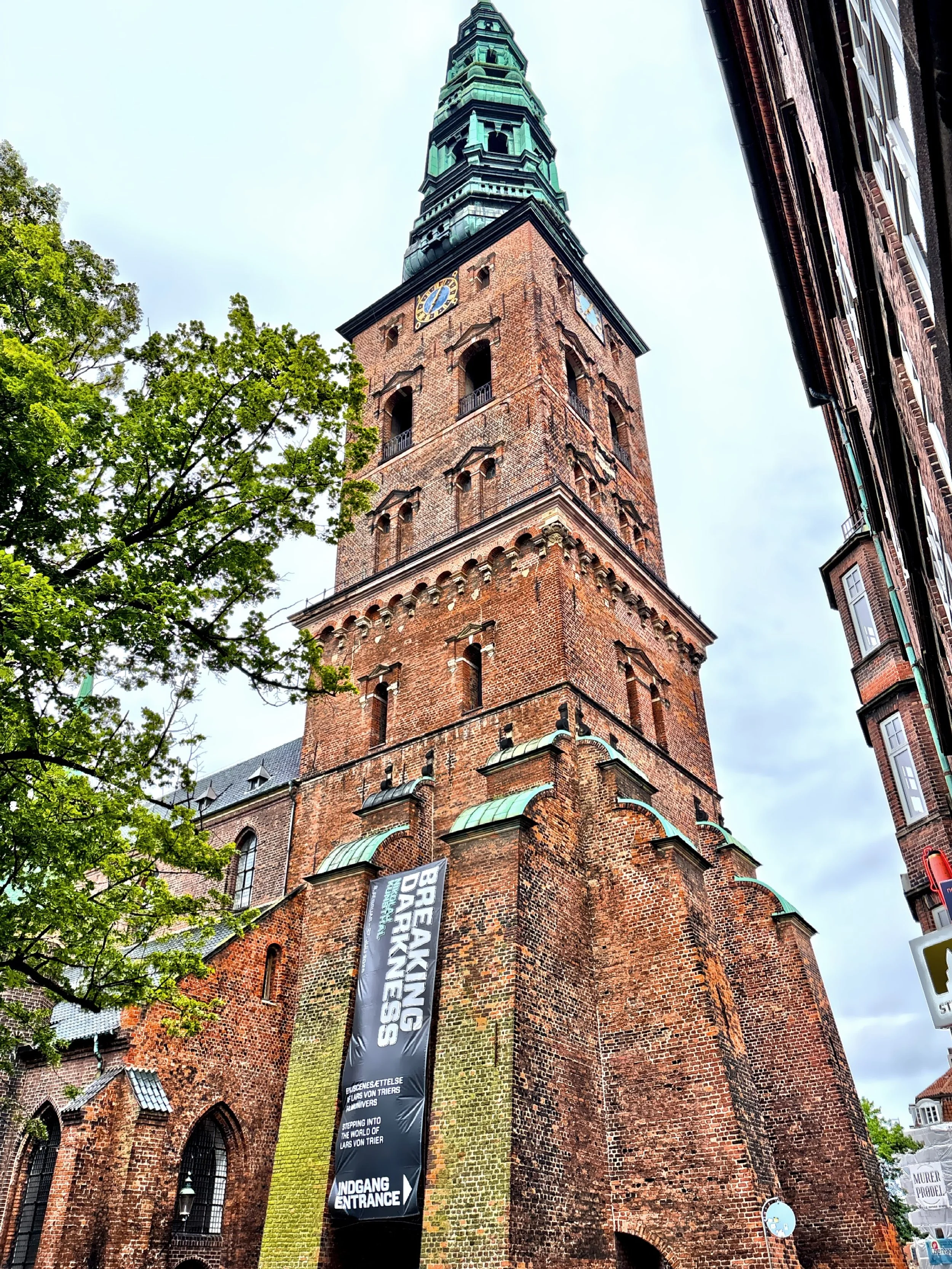  Today, Sankt Nicolai church completed in 1917, was given to the City of Copenhagen to be an exhibition hall. 