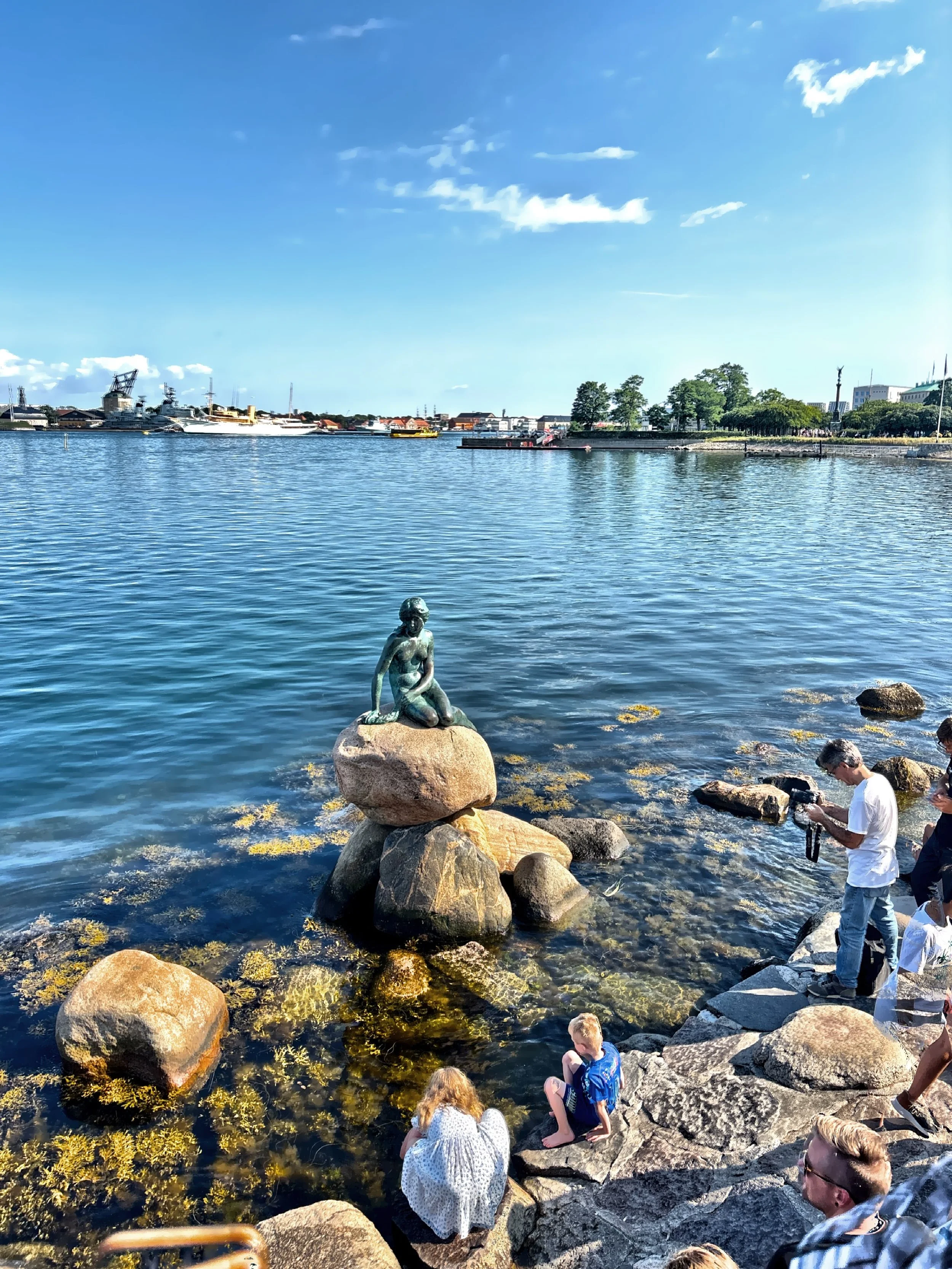  The iconic ‘Little Mermaid’ statue on a rock at Landline Pier was inspired by Hans Christian Andersen’s famous fairytale. 