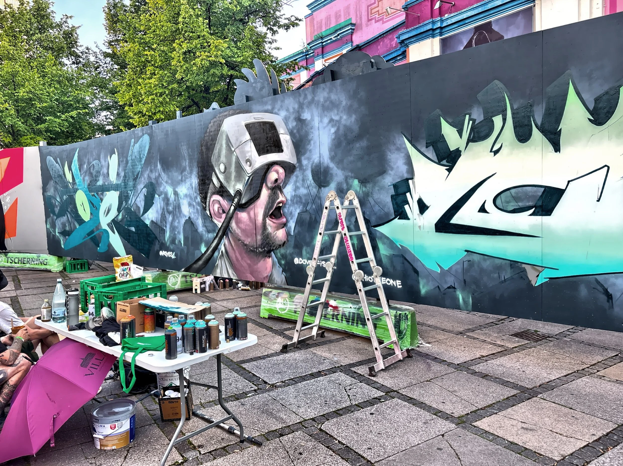  ‘Meeting of the Styles’ is an internationally renowned street art and graffiti festival in Copenhagen each July, drawing dozens of artists from around the world for a weekend of live creativity and cultural exchange. 