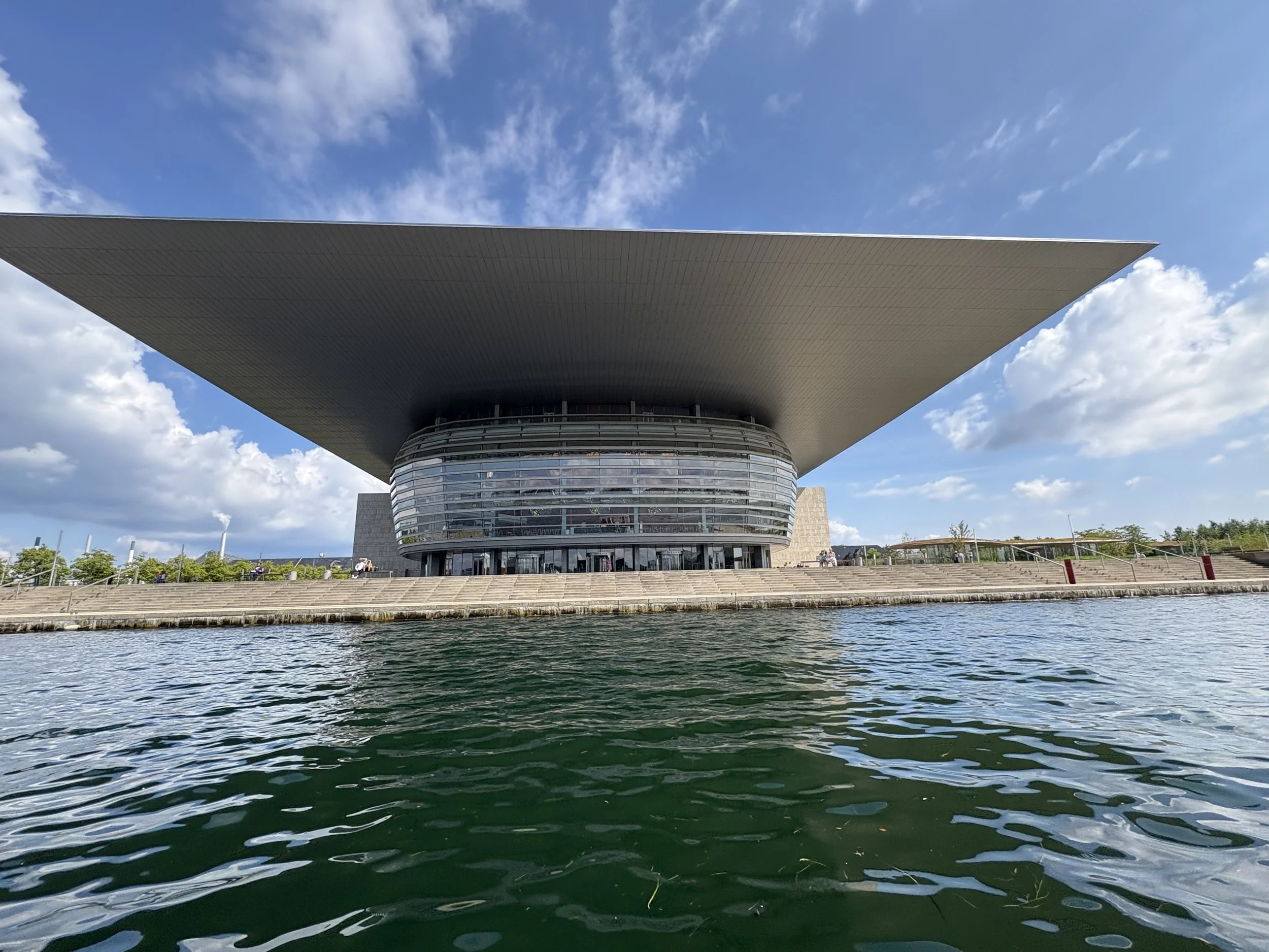  The Opera House building is known for its distinctive architecture. 