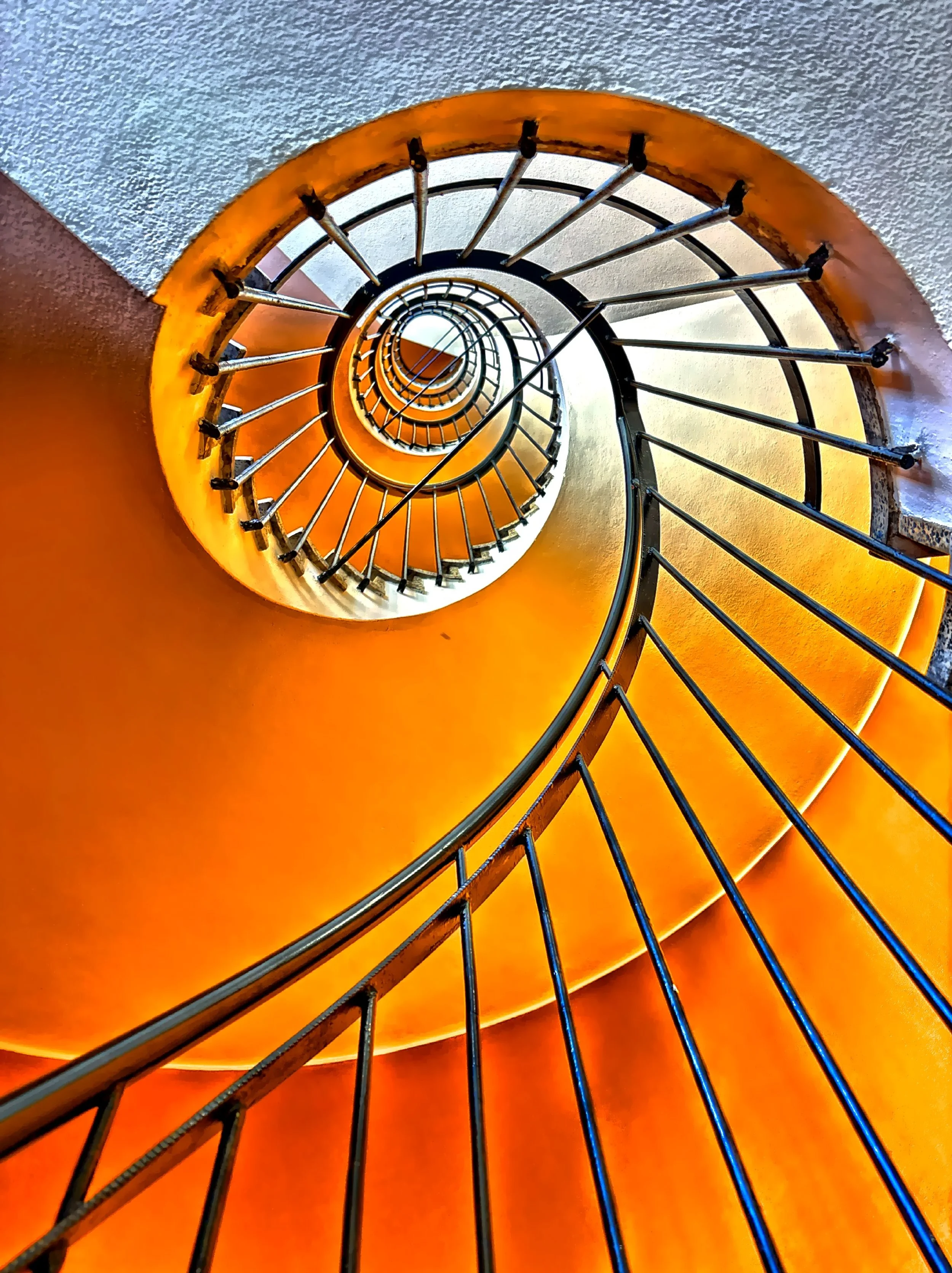  The spiral staircase in the Original Sokos Hotel. 