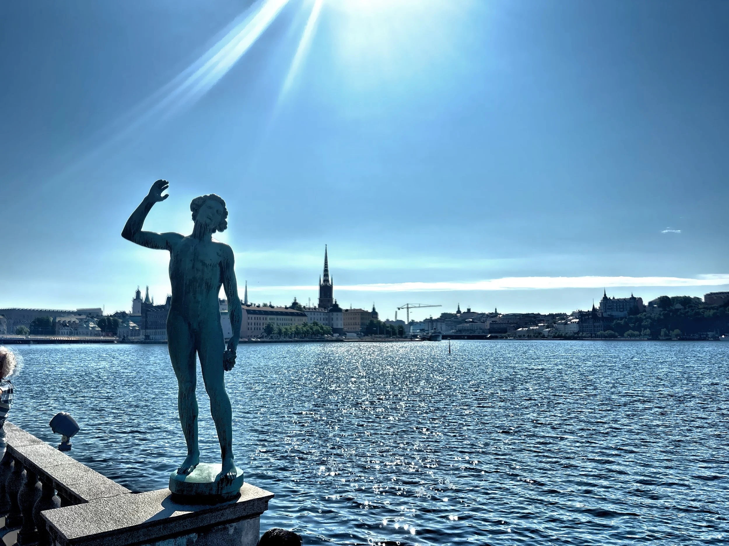  The bronze statue titled ‘Song’ by Carl Eldh. 