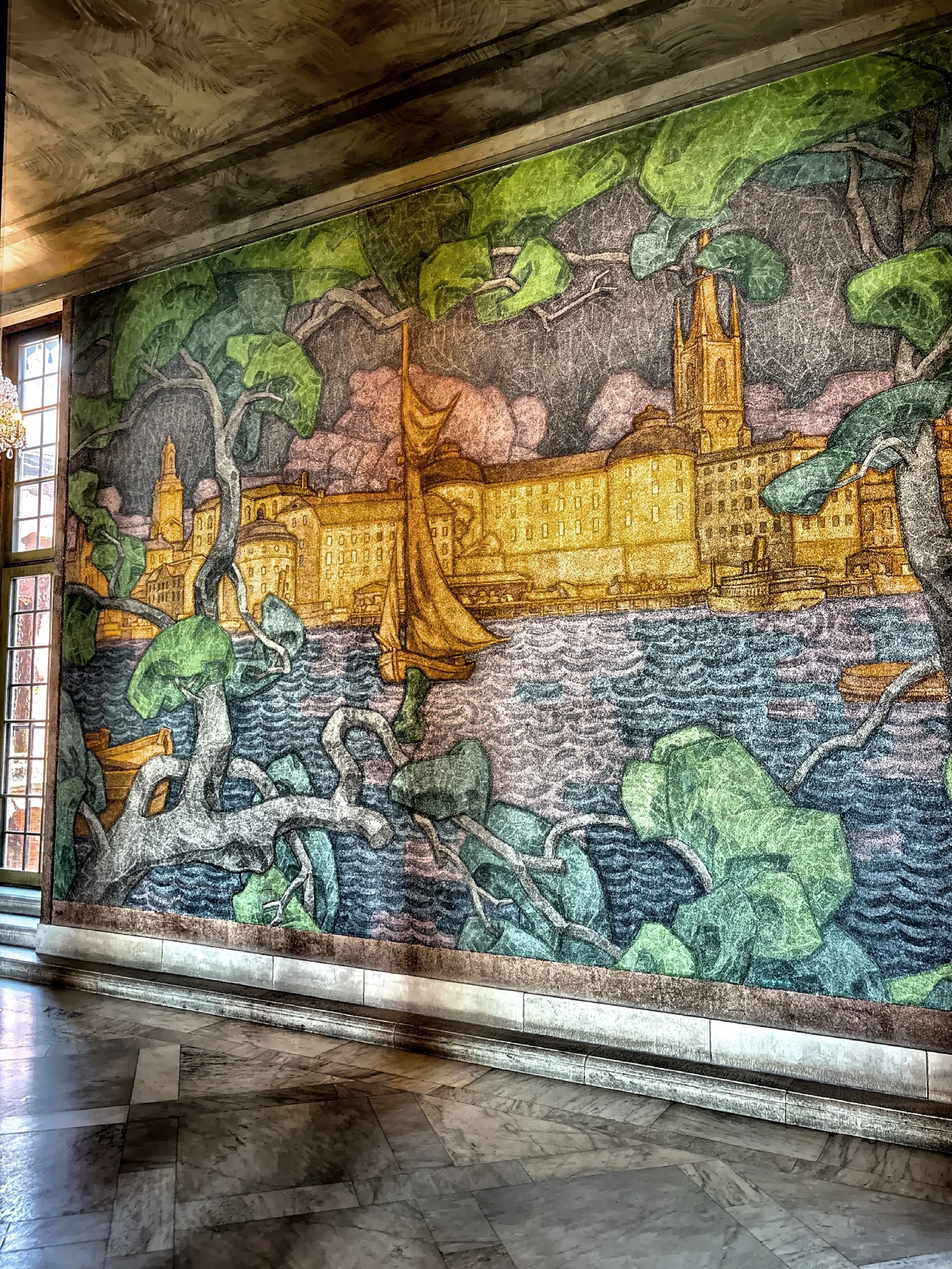  An al fresco called “Stockholm's Shores” created by Prince Eugen, artist and brother of the Swedish King Gustav V. 