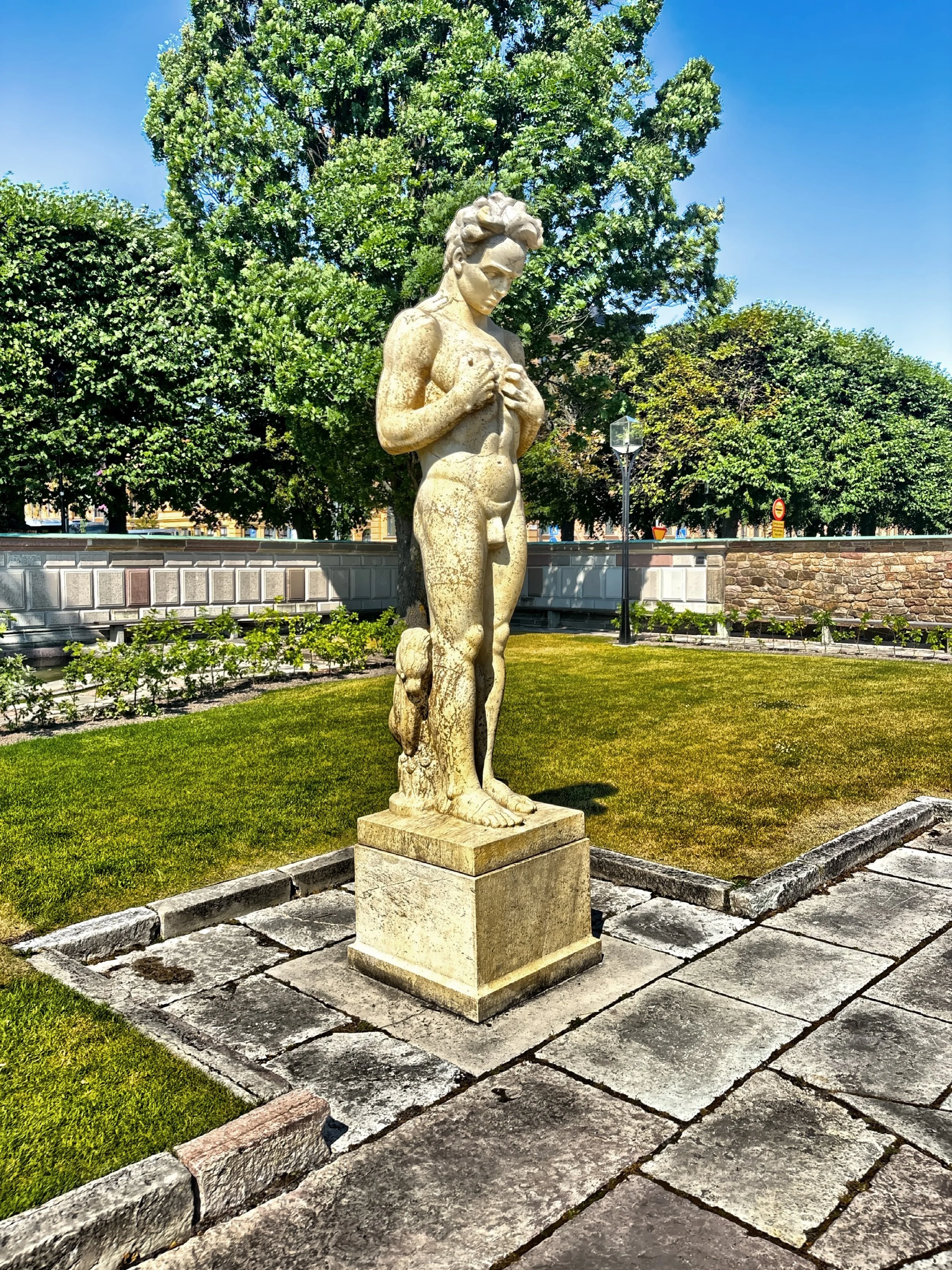  ‘The Poet’ depicts Swedish writer August Strindberg created by Carl Eldh. 