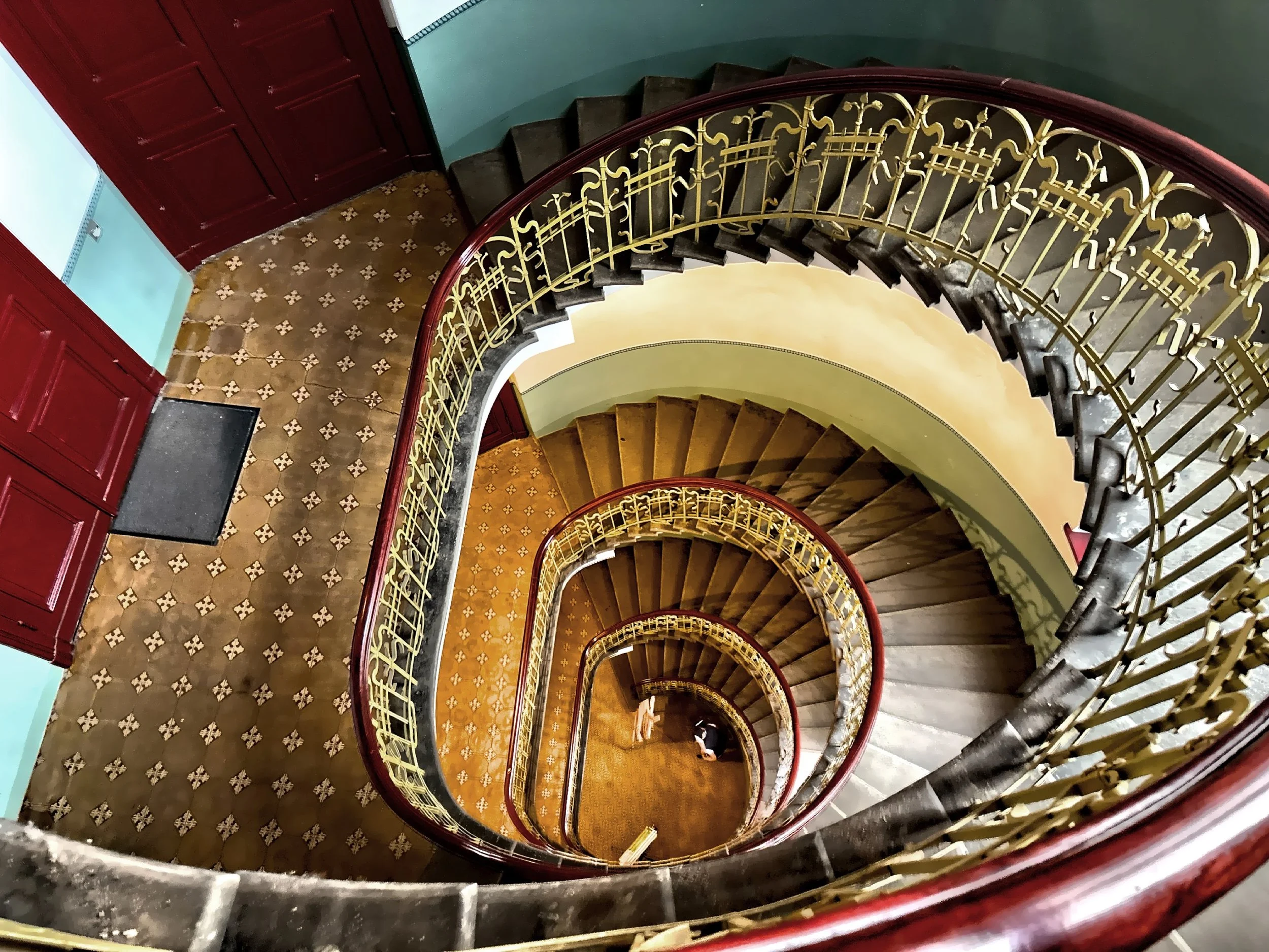  It is considered among Europe’s finest examples of Art Nouveau staircase design  