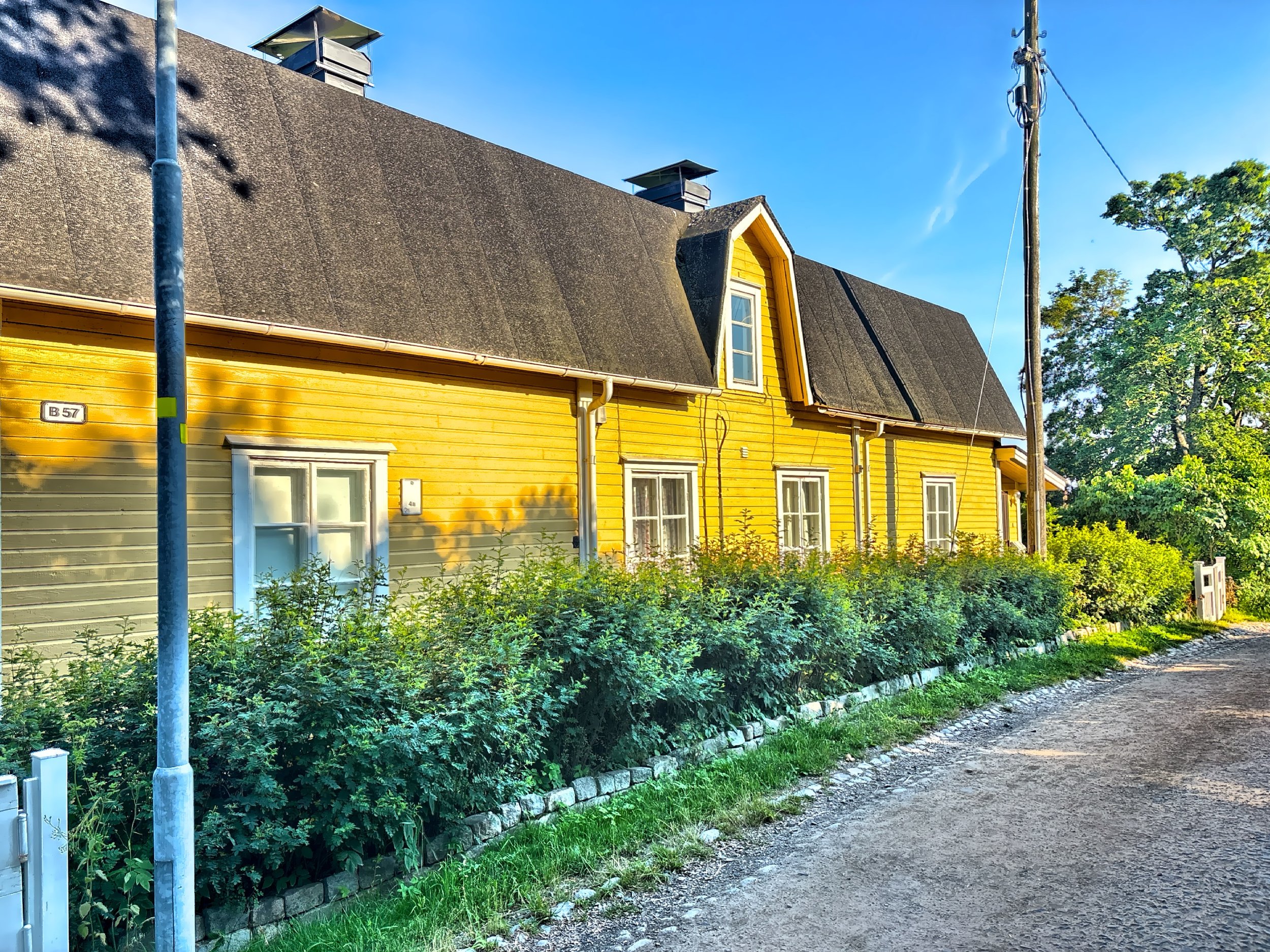  Some of the village buildings 