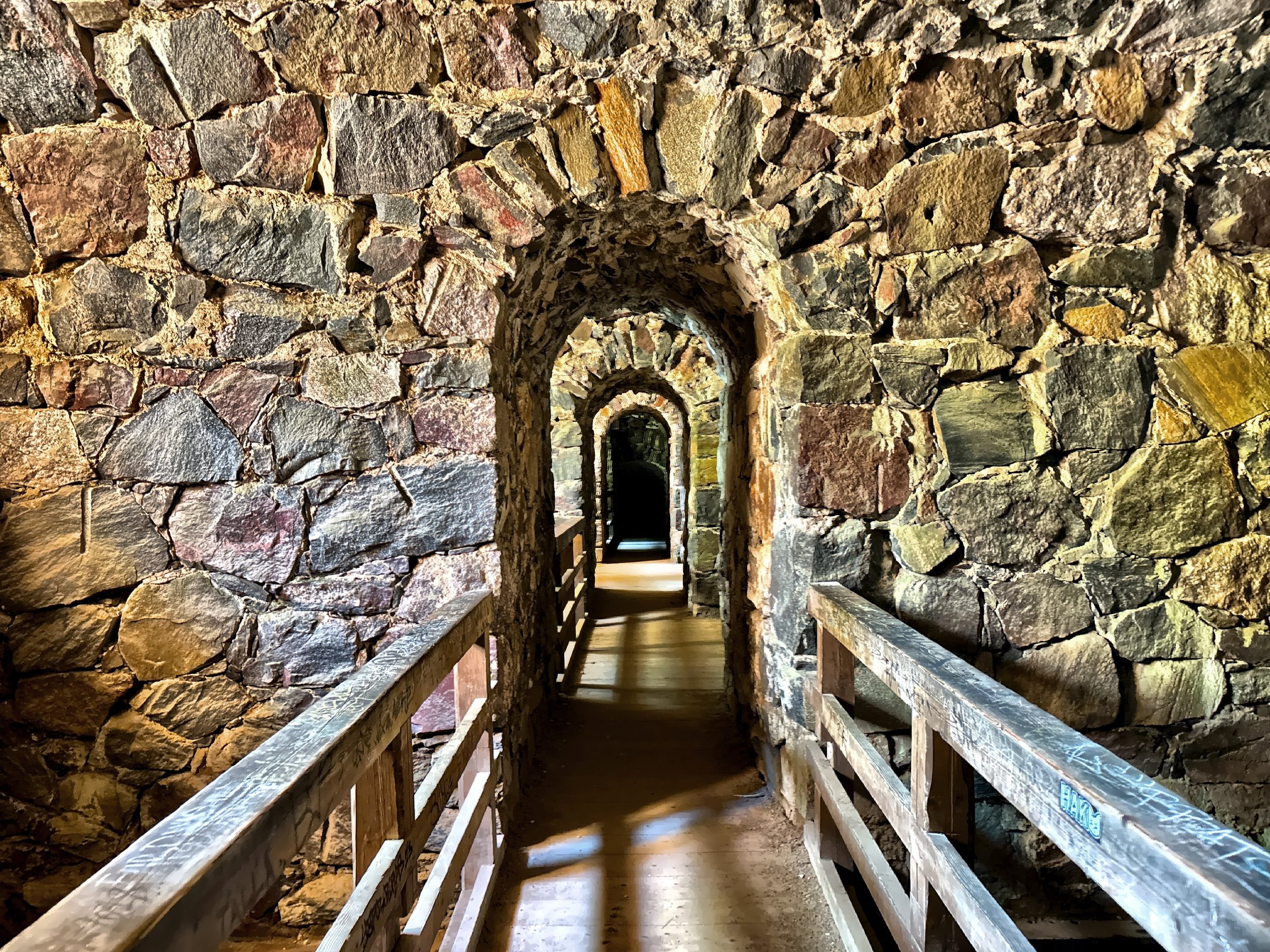  Some of the fort tunnels 